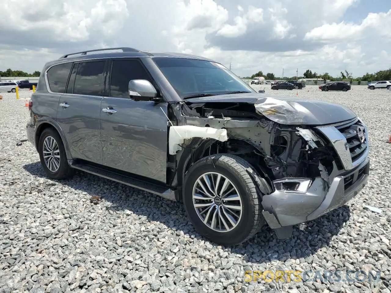 4 Photograph of a damaged car JN8AY2BA3M9372887 NISSAN ARMADA 2021