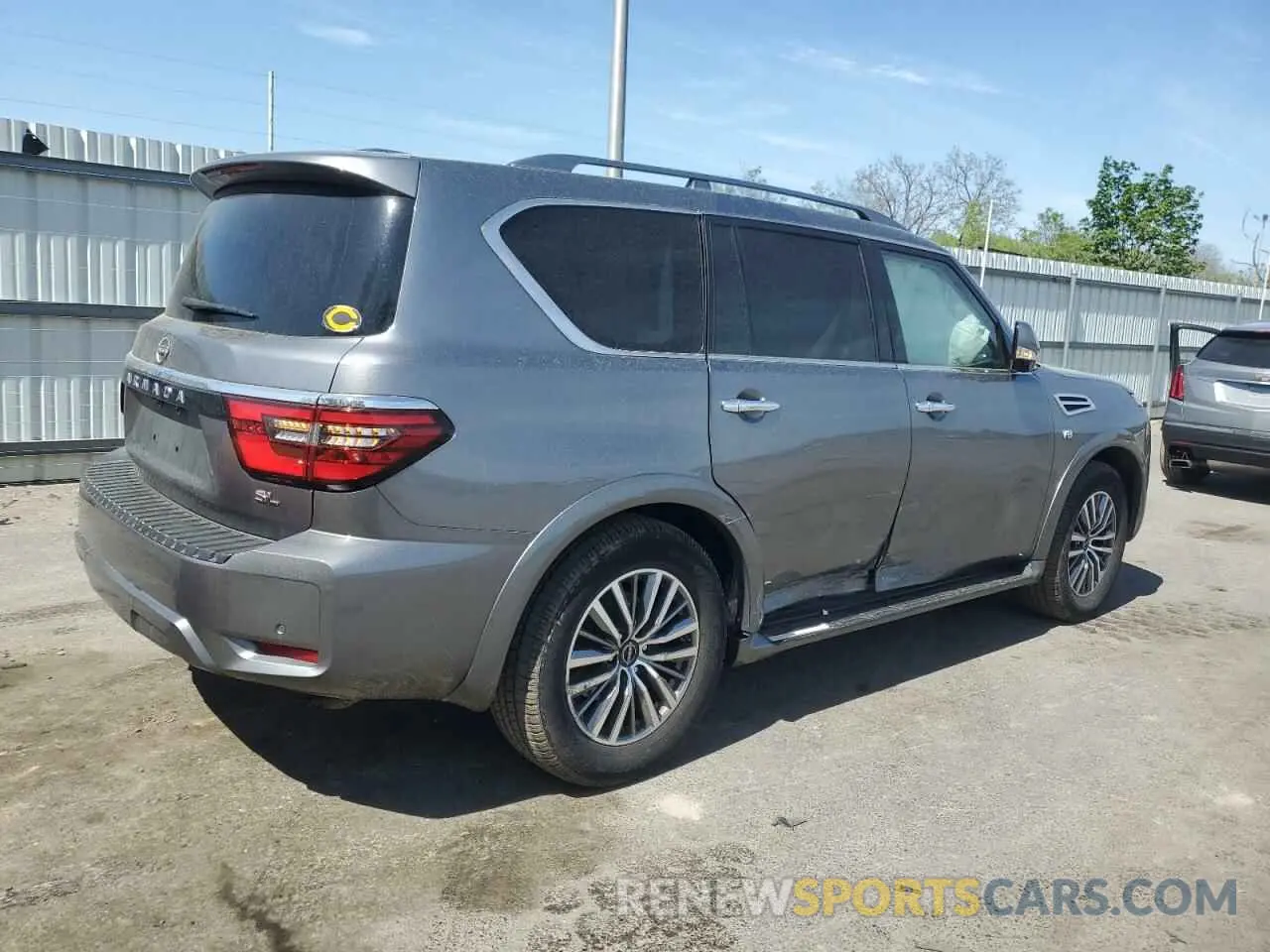3 Photograph of a damaged car JN8AY2BA7M9371080 NISSAN ARMADA 2021