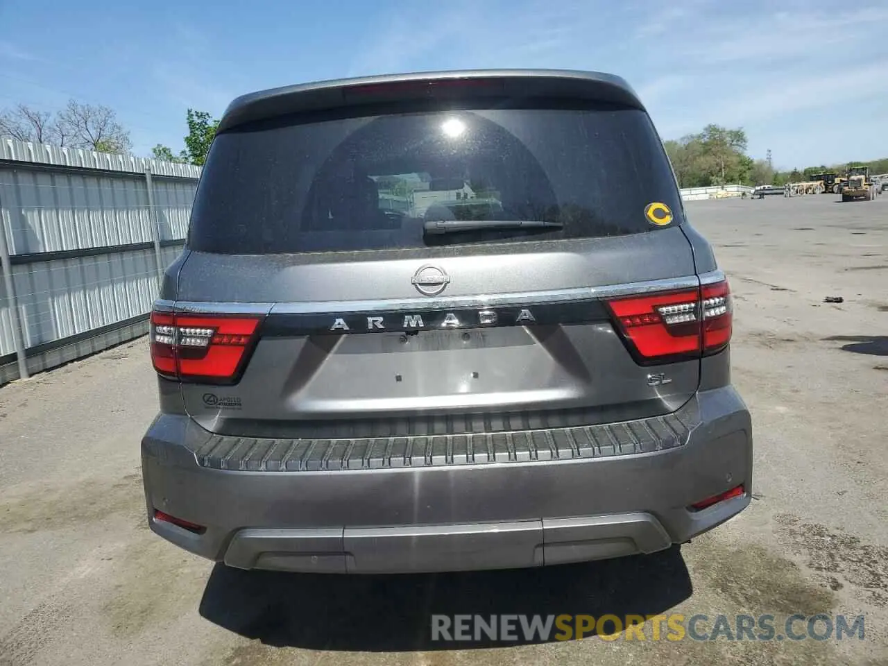 6 Photograph of a damaged car JN8AY2BA7M9371080 NISSAN ARMADA 2021