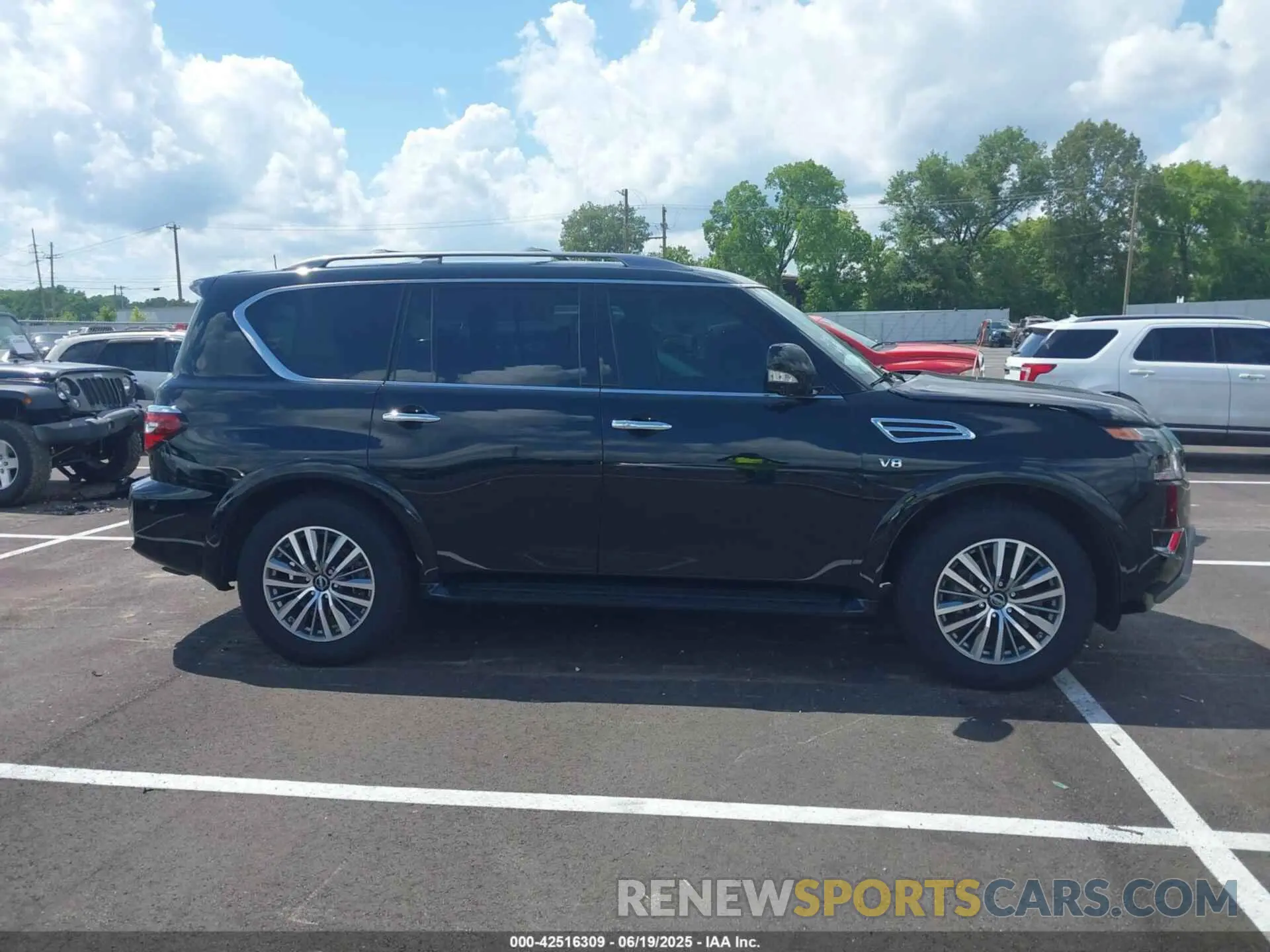 13 Photograph of a damaged car JN8AY2BA7M9371239 NISSAN ARMADA 2021