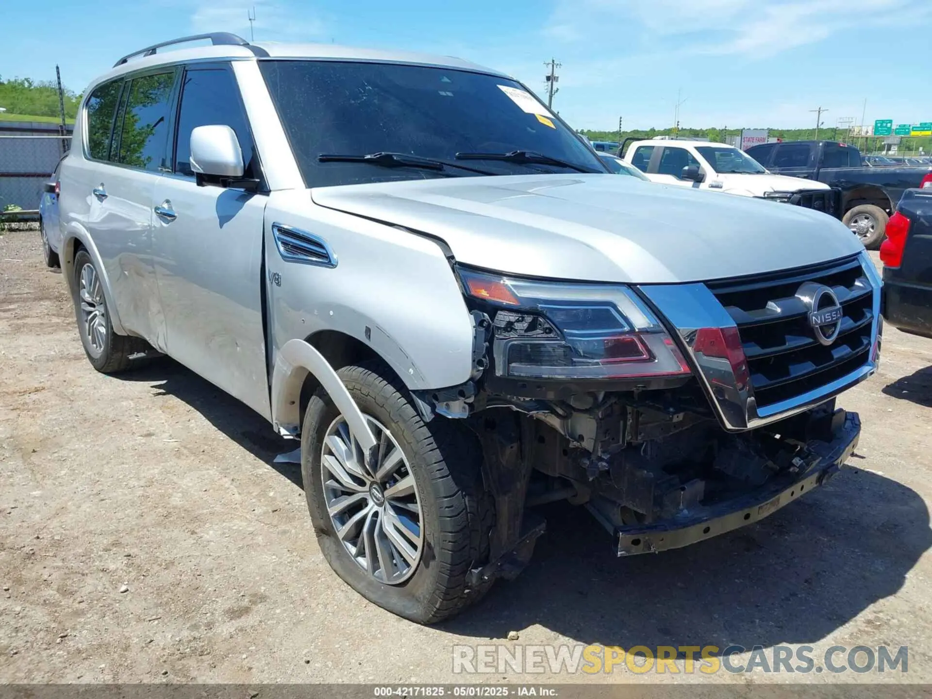 1 Photograph of a damaged car JN8AY2BA7M9371404 NISSAN ARMADA 2021