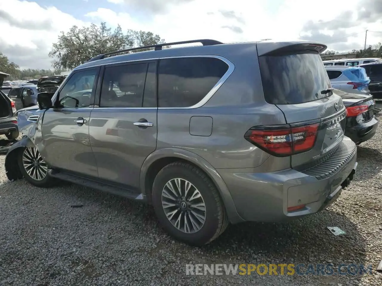 2 Photograph of a damaged car JN8AY2BA8M9370391 NISSAN ARMADA 2021