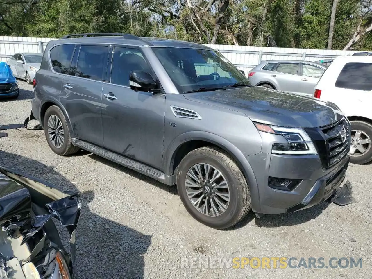 4 Photograph of a damaged car JN8AY2BA8M9370391 NISSAN ARMADA 2021