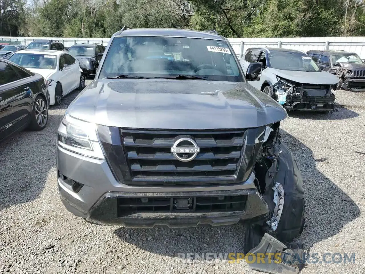 5 Photograph of a damaged car JN8AY2BA8M9370391 NISSAN ARMADA 2021