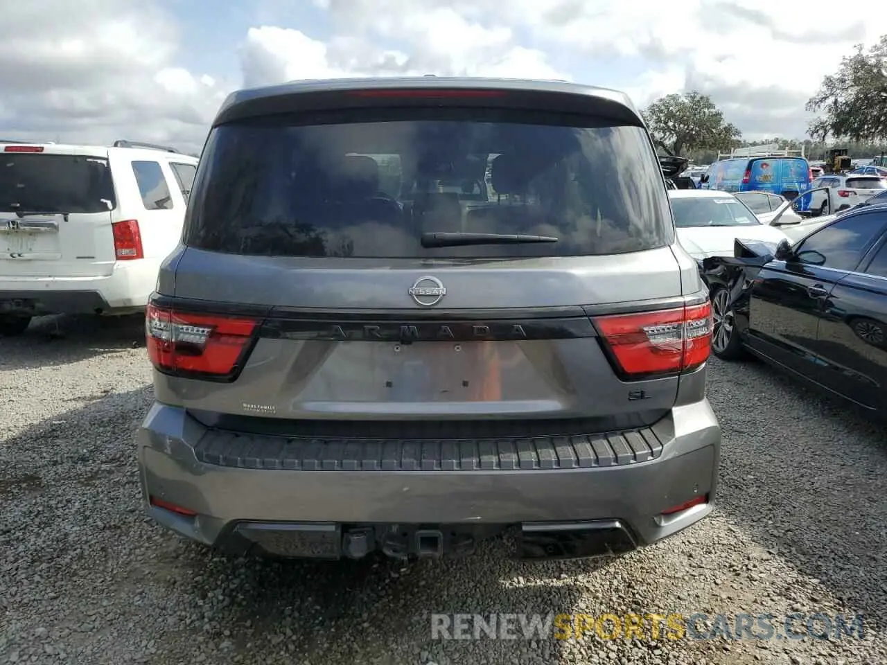 6 Photograph of a damaged car JN8AY2BA8M9370391 NISSAN ARMADA 2021