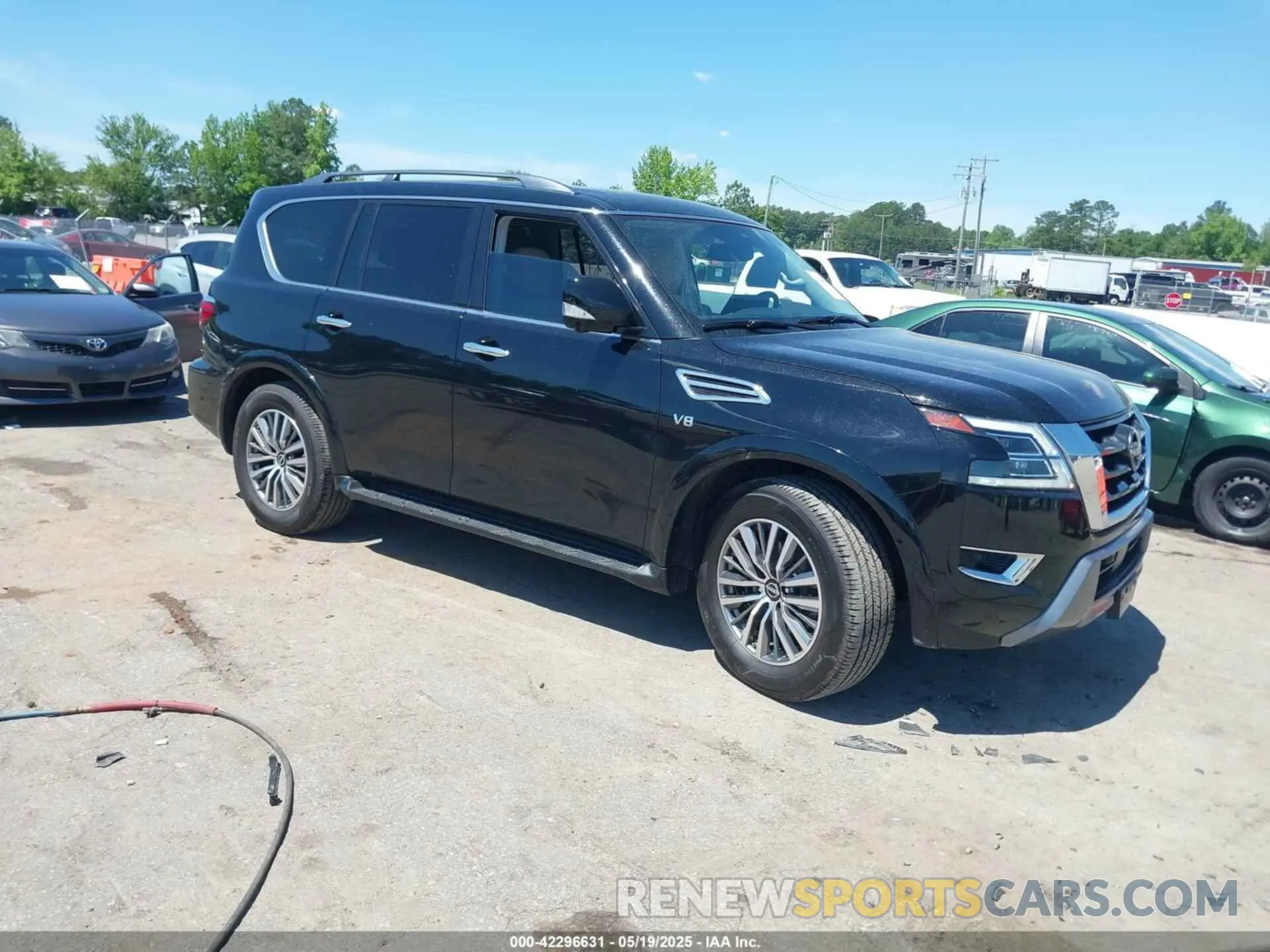 1 Photograph of a damaged car JN8AY2BA9M9371100 NISSAN ARMADA 2021