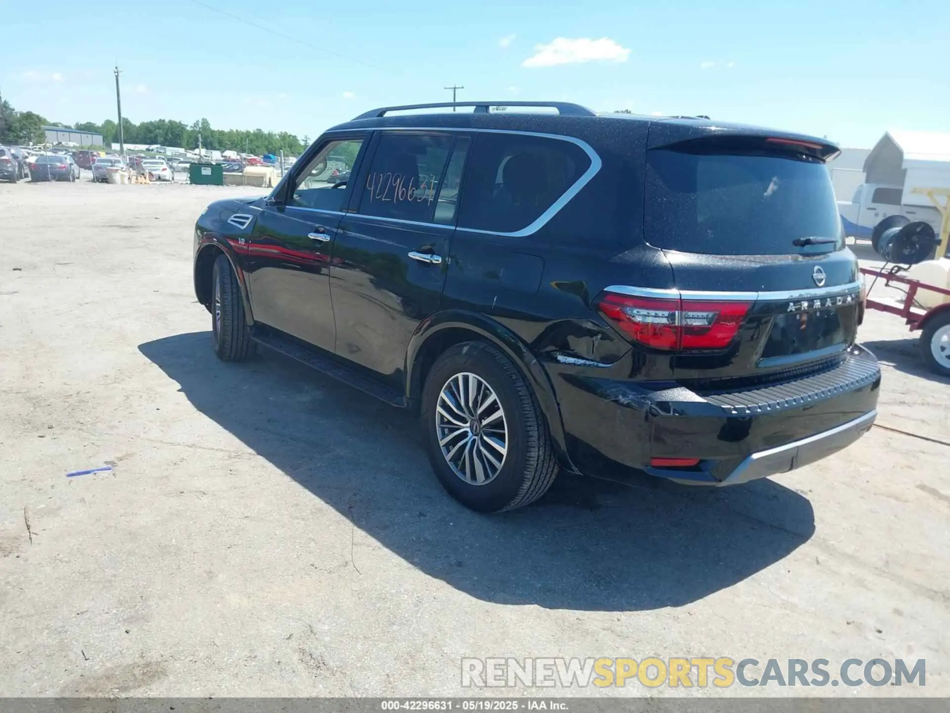 3 Photograph of a damaged car JN8AY2BA9M9371100 NISSAN ARMADA 2021