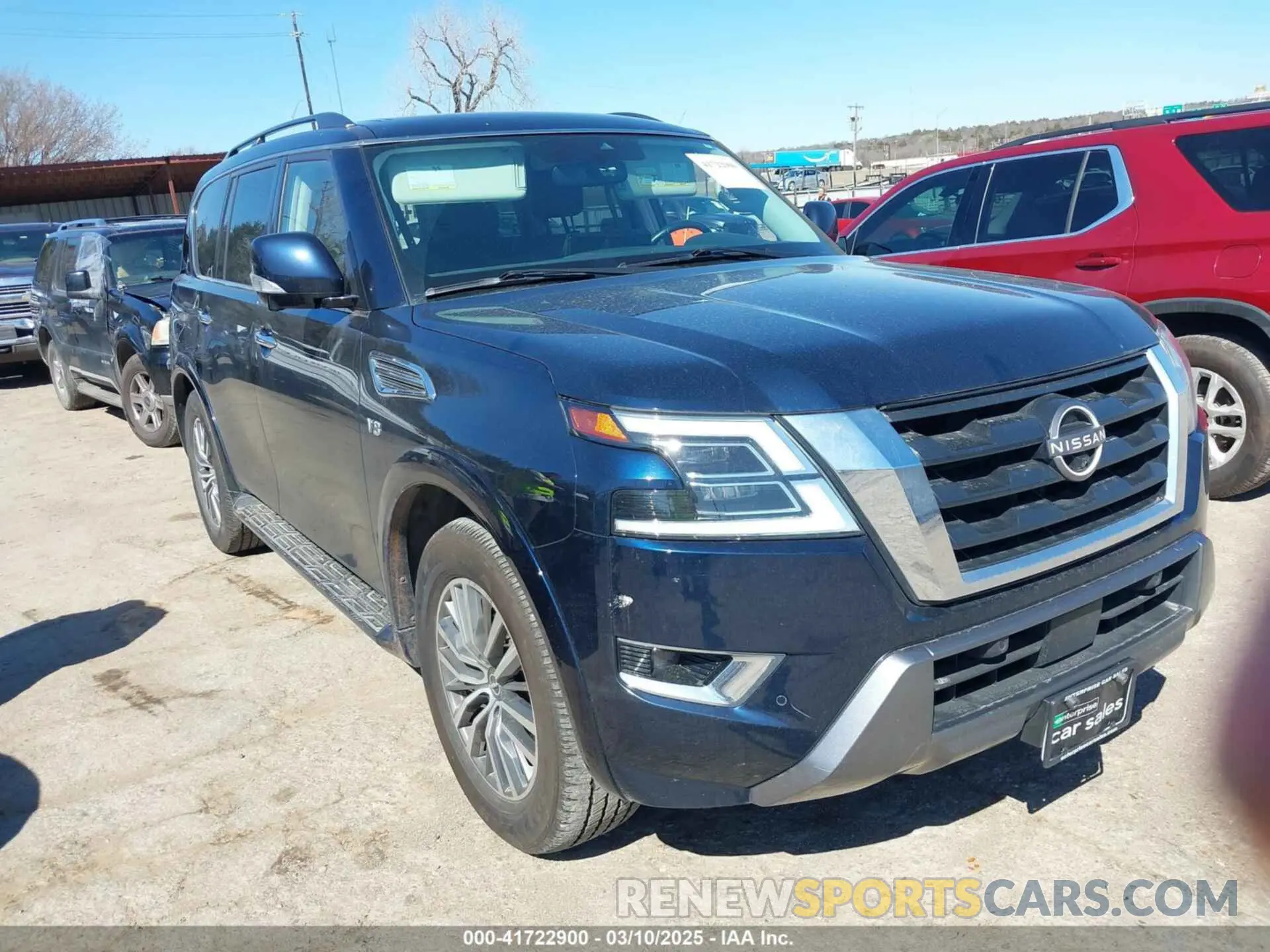 1 Photograph of a damaged car JN8AY2BB1M9792186 NISSAN ARMADA 2021