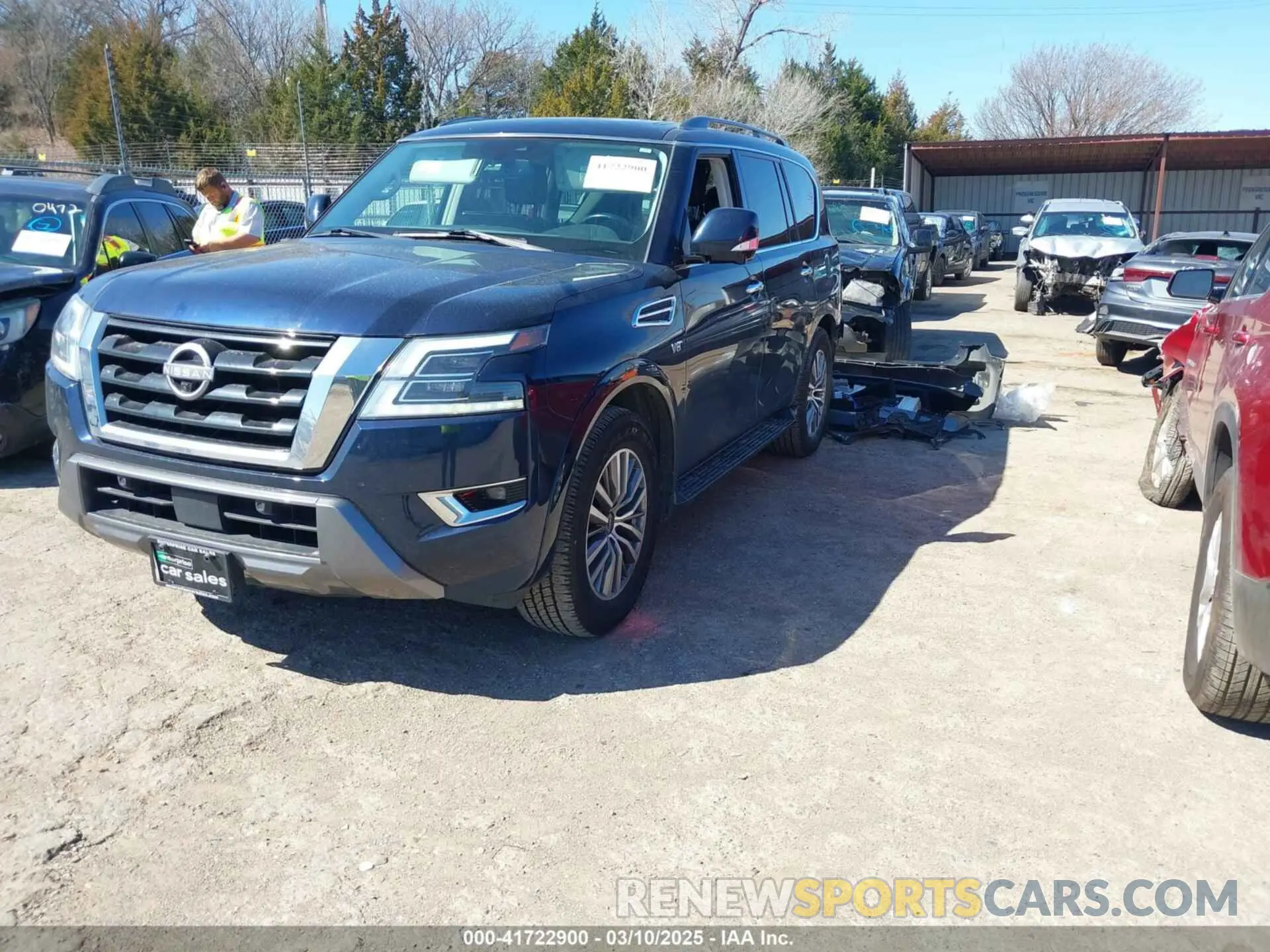 2 Photograph of a damaged car JN8AY2BB1M9792186 NISSAN ARMADA 2021