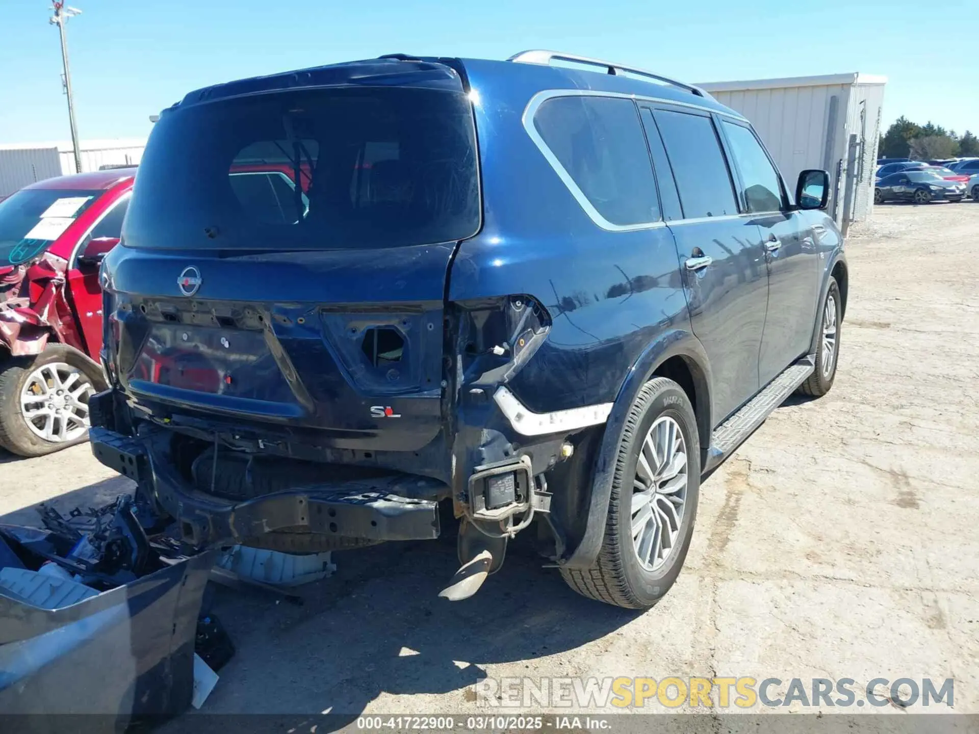 4 Photograph of a damaged car JN8AY2BB1M9792186 NISSAN ARMADA 2021