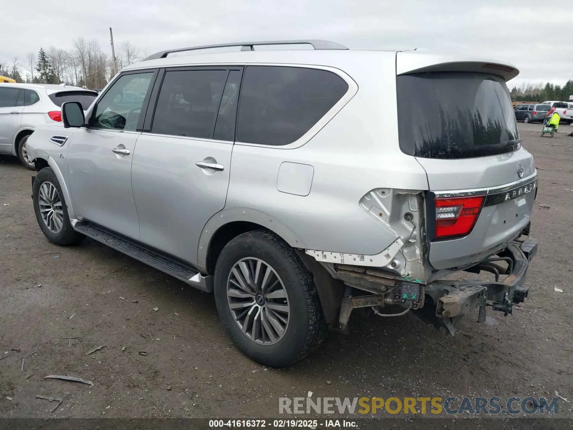 3 Photograph of a damaged car JN8AY2BB6M9792670 NISSAN ARMADA 2021