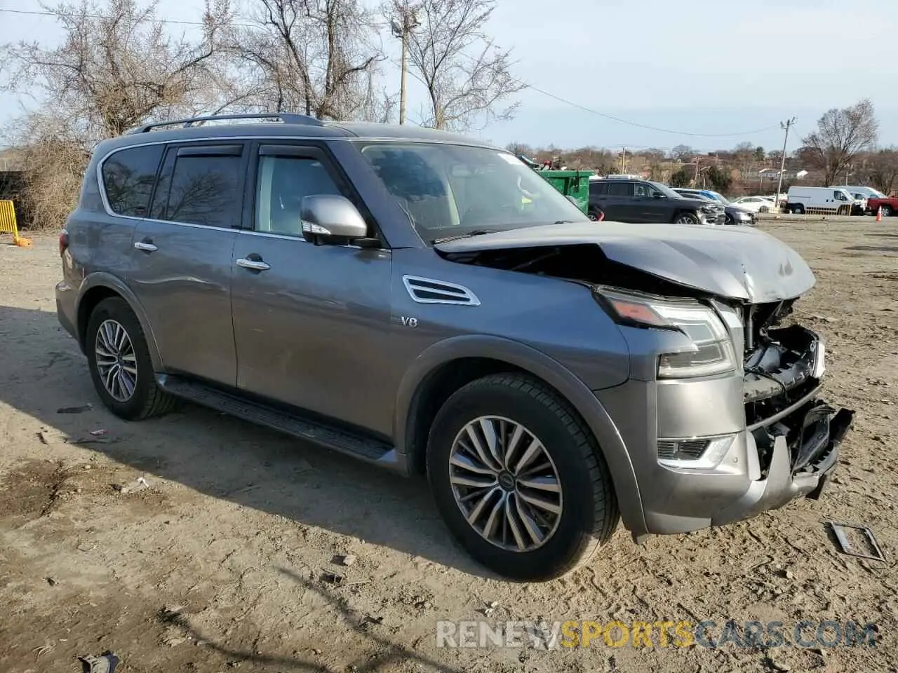 4 Photograph of a damaged car JN8AY2BB8M9793254 NISSAN ARMADA 2021