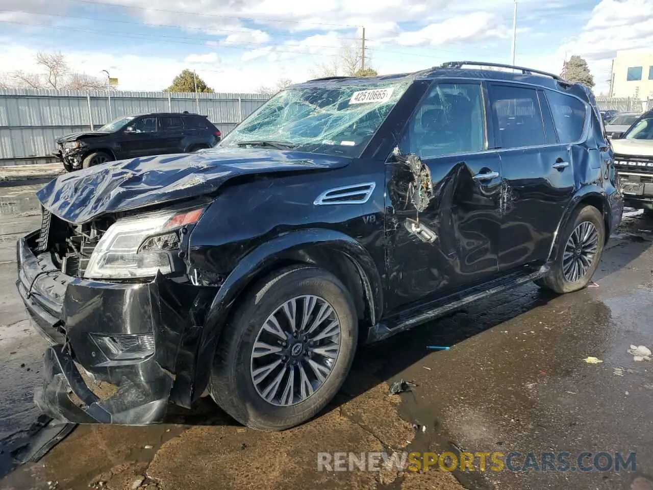 1 Photograph of a damaged car JN8AY2BB9M9791982 NISSAN ARMADA 2021