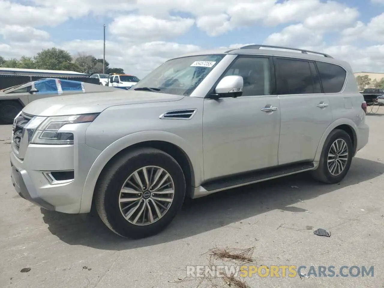 1 Photograph of a damaged car JN8AY2BC6M9148045 NISSAN ARMADA 2021