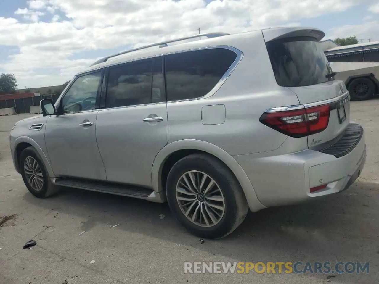 2 Photograph of a damaged car JN8AY2BC6M9148045 NISSAN ARMADA 2021