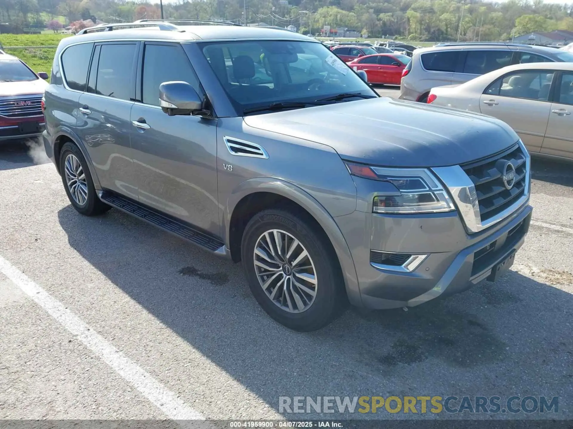 1 Photograph of a damaged car JN8AY2BD6M9662910 NISSAN ARMADA 2021