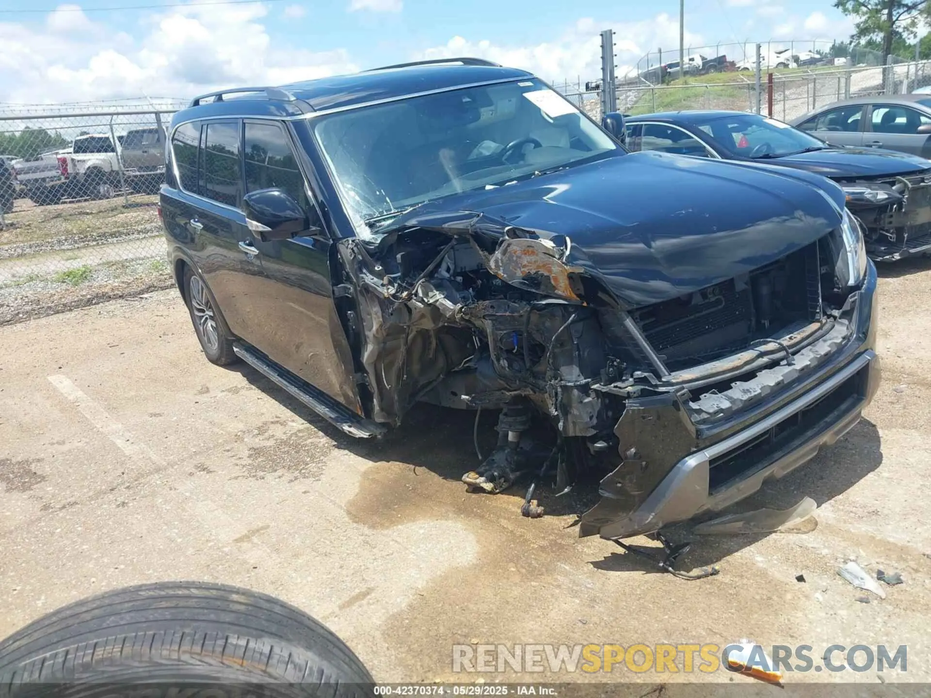 1 Photograph of a damaged car JN8AY2BDXM937227Z NISSAN ARMADA 2021