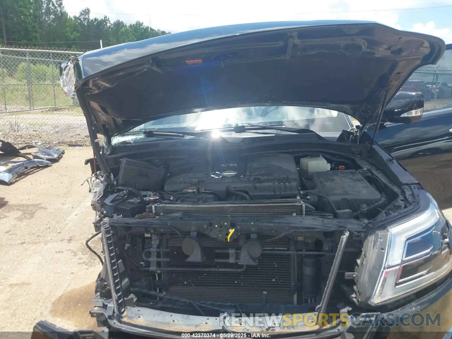 10 Photograph of a damaged car JN8AY2BDXM937227Z NISSAN ARMADA 2021