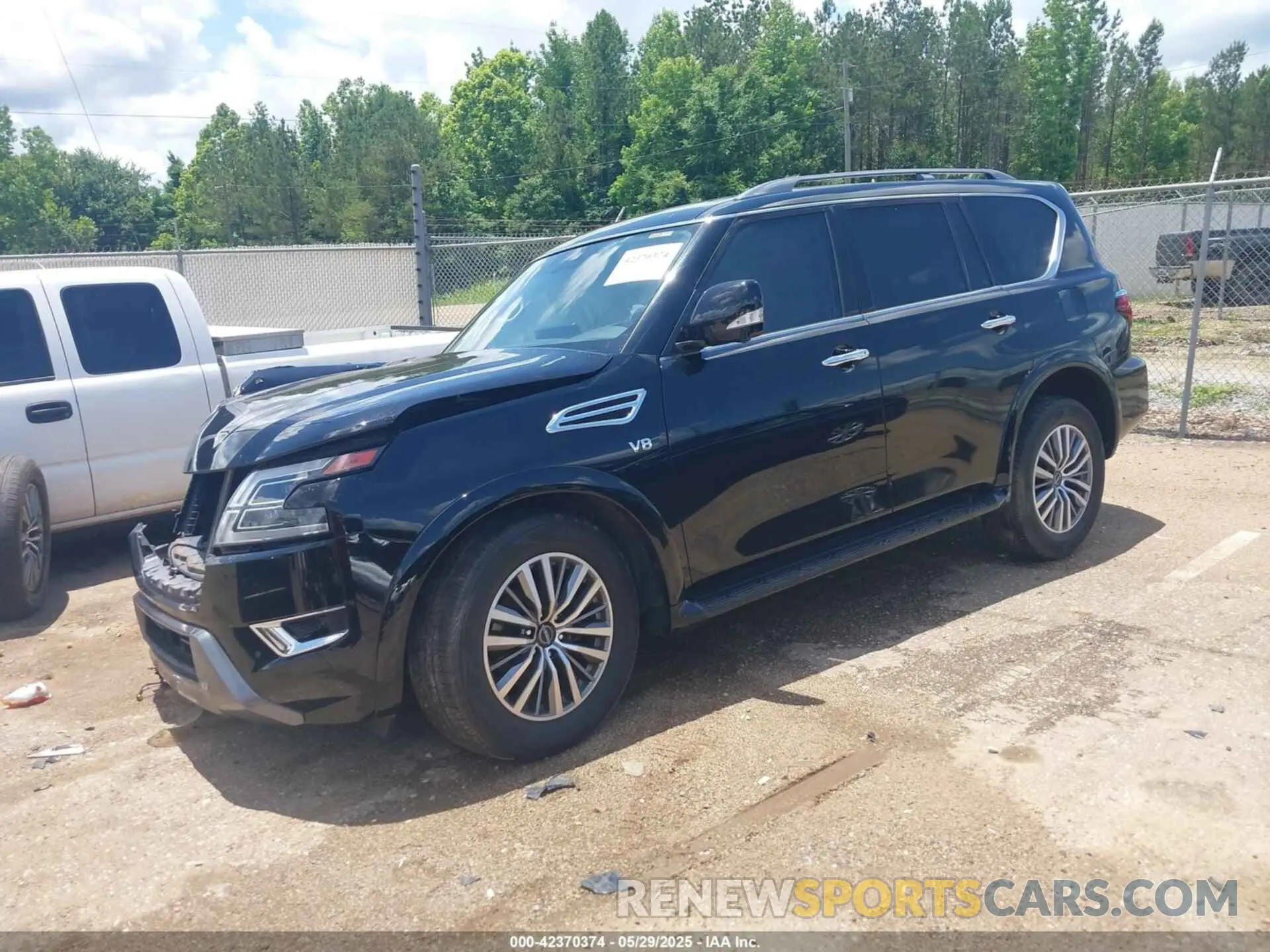 2 Photograph of a damaged car JN8AY2BDXM937227Z NISSAN ARMADA 2021