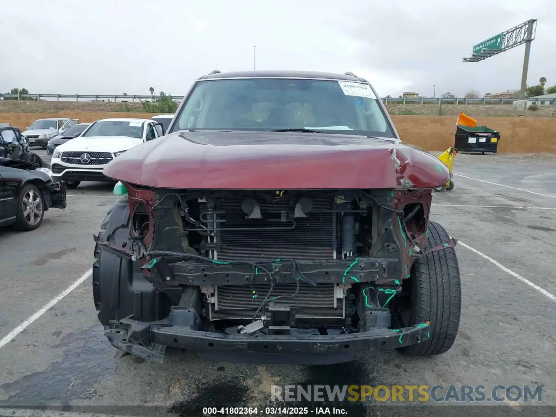 13 Photograph of a damaged car JN8AY2DA6M9373352 NISSAN ARMADA 2021