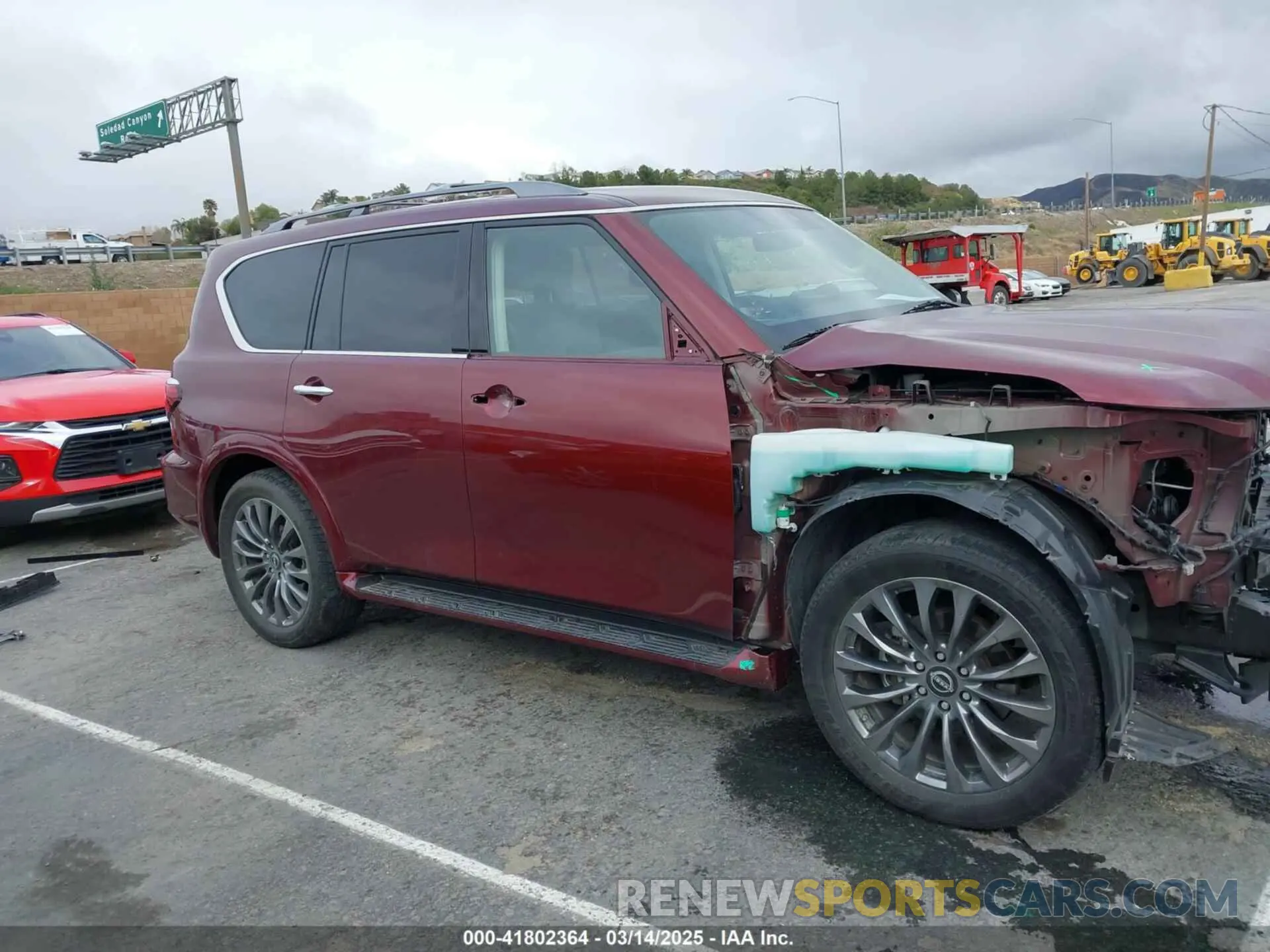 14 Photograph of a damaged car JN8AY2DA6M9373352 NISSAN ARMADA 2021
