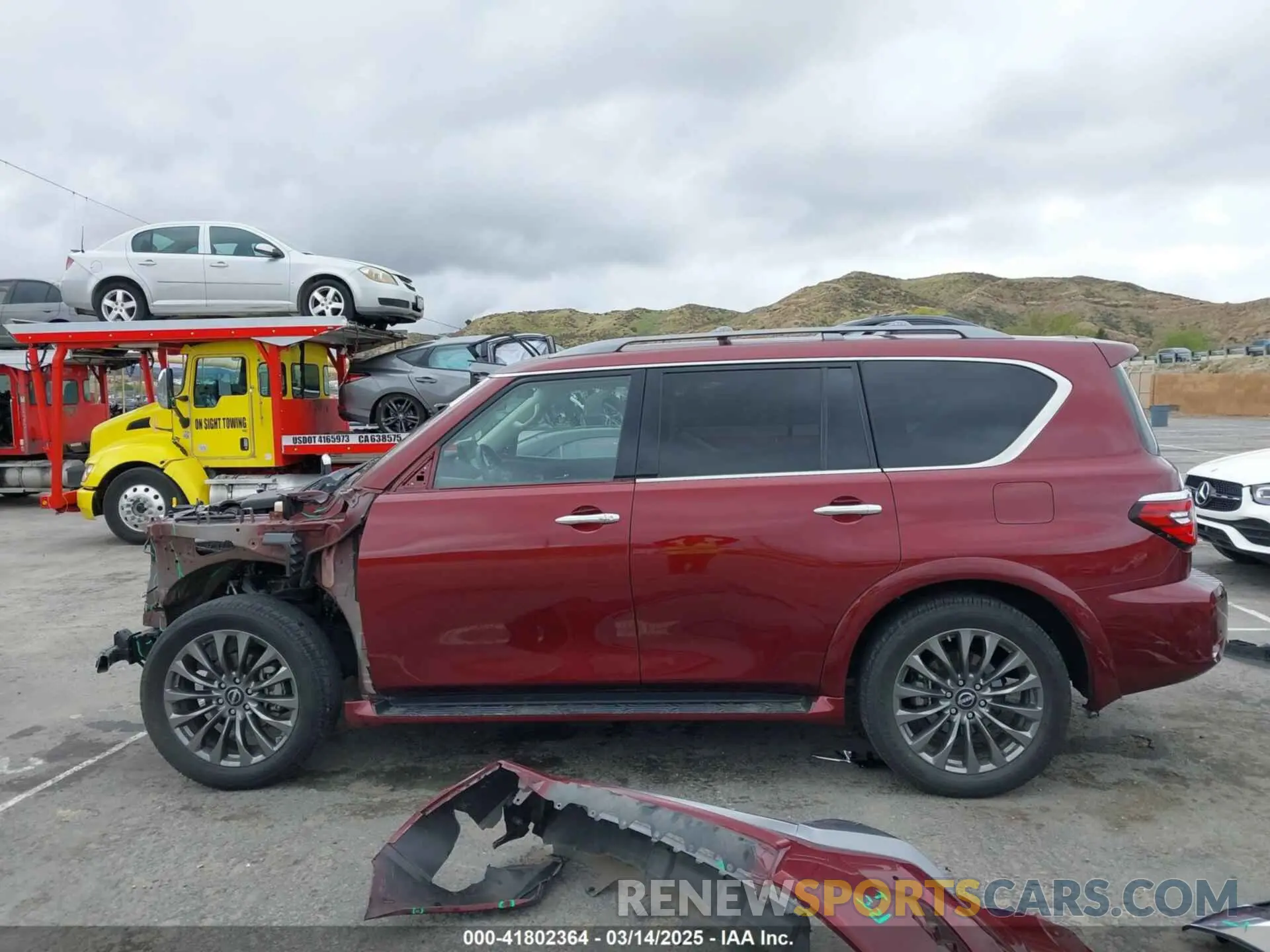 15 Photograph of a damaged car JN8AY2DA6M9373352 NISSAN ARMADA 2021