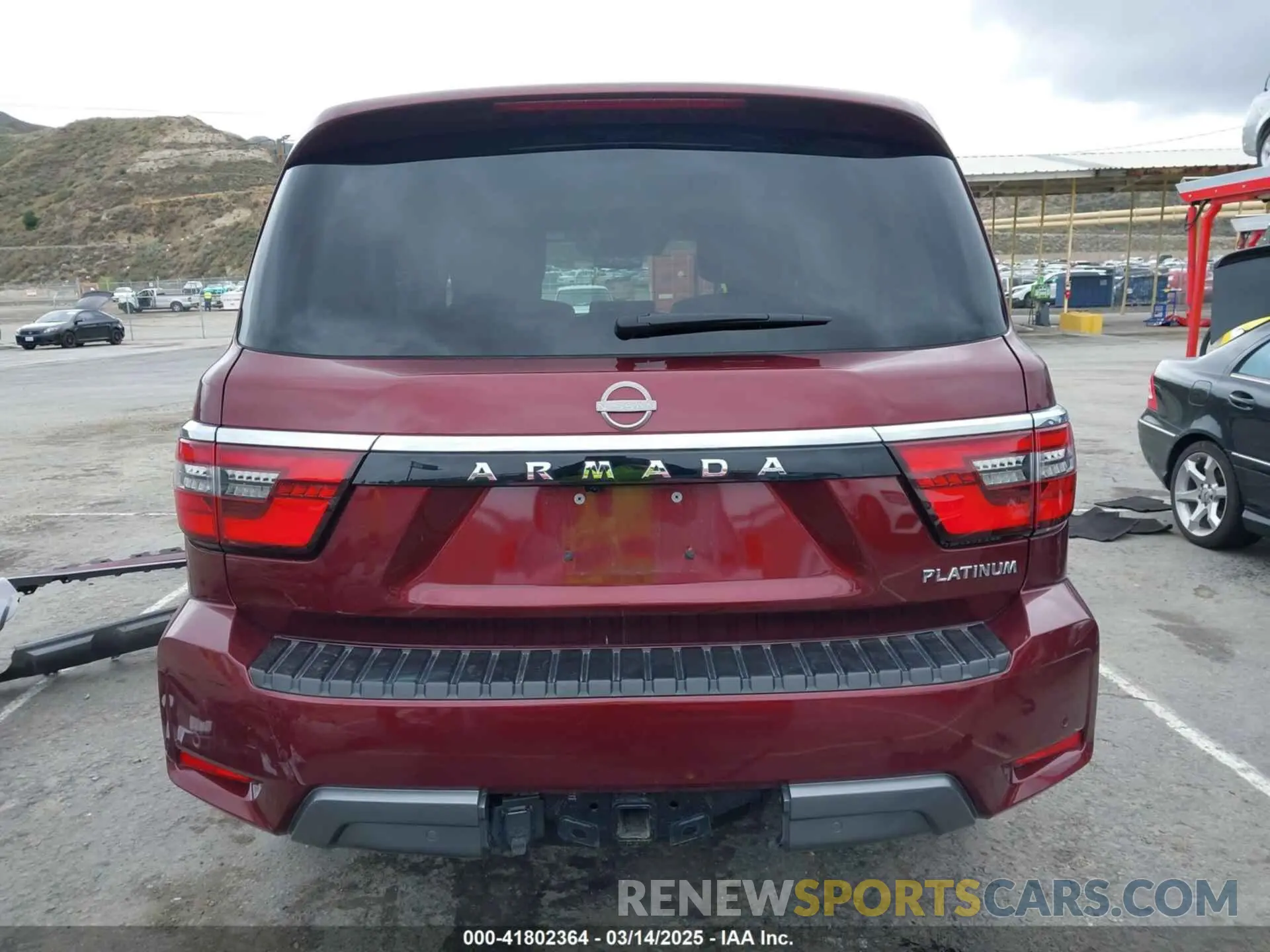 17 Photograph of a damaged car JN8AY2DA6M9373352 NISSAN ARMADA 2021