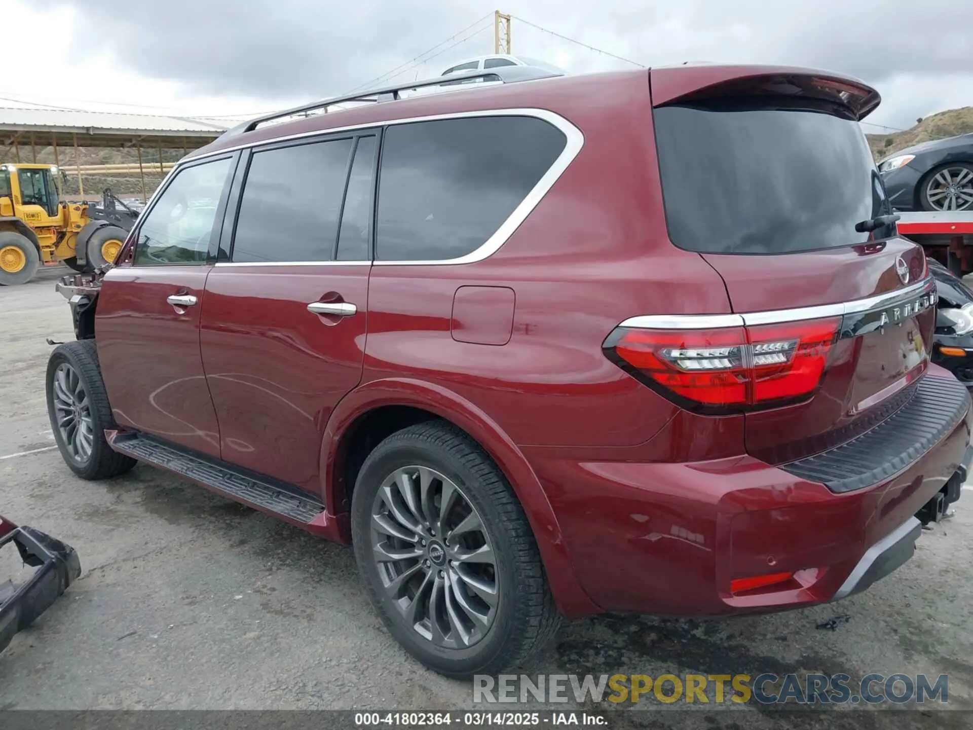 3 Photograph of a damaged car JN8AY2DA6M9373352 NISSAN ARMADA 2021