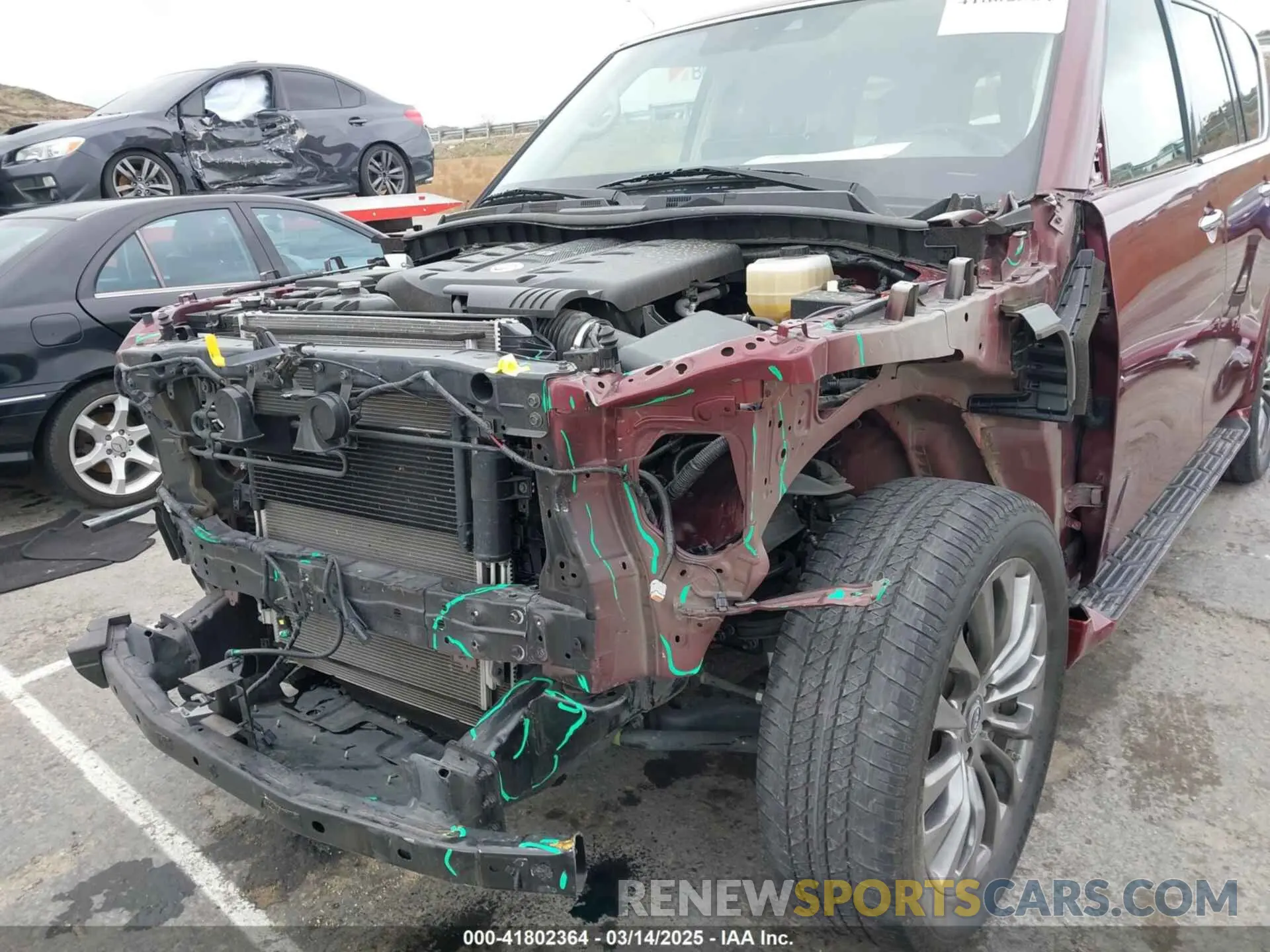 6 Photograph of a damaged car JN8AY2DA6M9373352 NISSAN ARMADA 2021