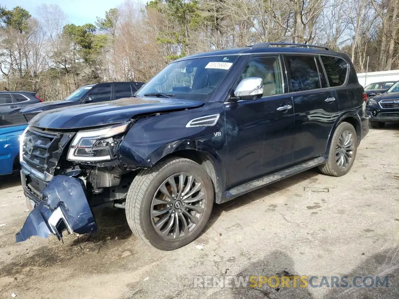 1 Photograph of a damaged car JN8AY2DA9M9373099 NISSAN ARMADA 2021