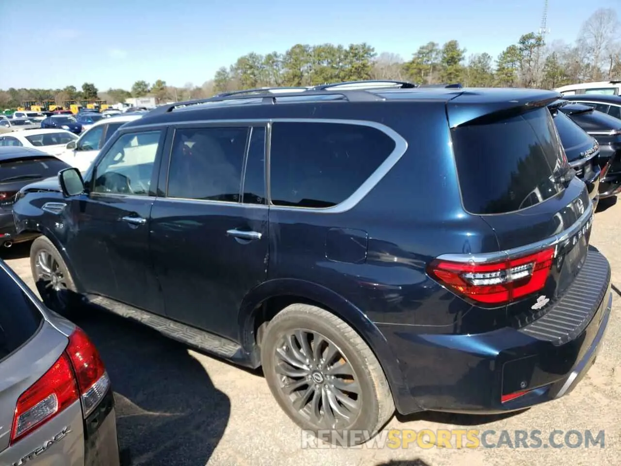 2 Photograph of a damaged car JN8AY2DA9M9373099 NISSAN ARMADA 2021