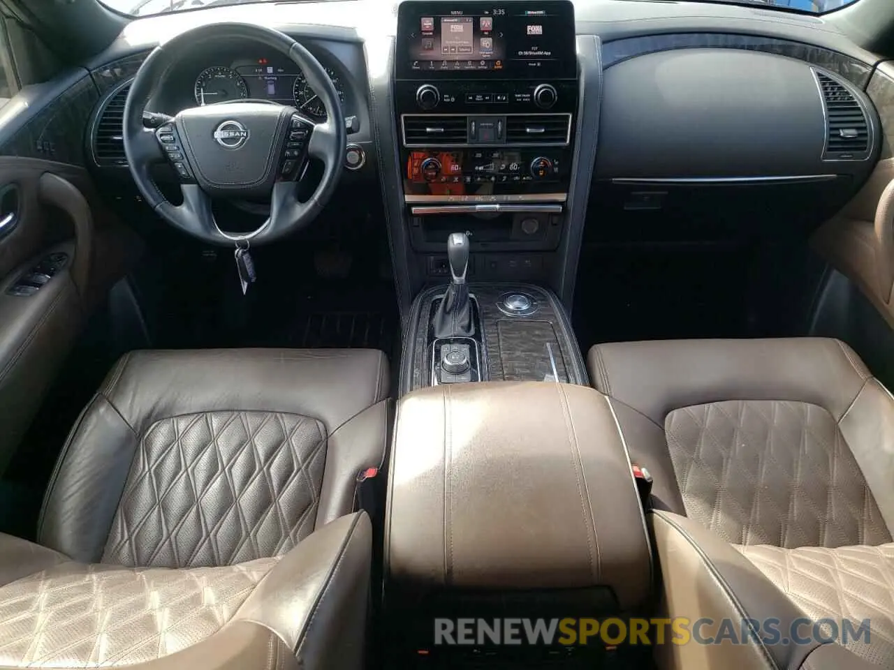 8 Photograph of a damaged car JN8AY2DA9M9373099 NISSAN ARMADA 2021