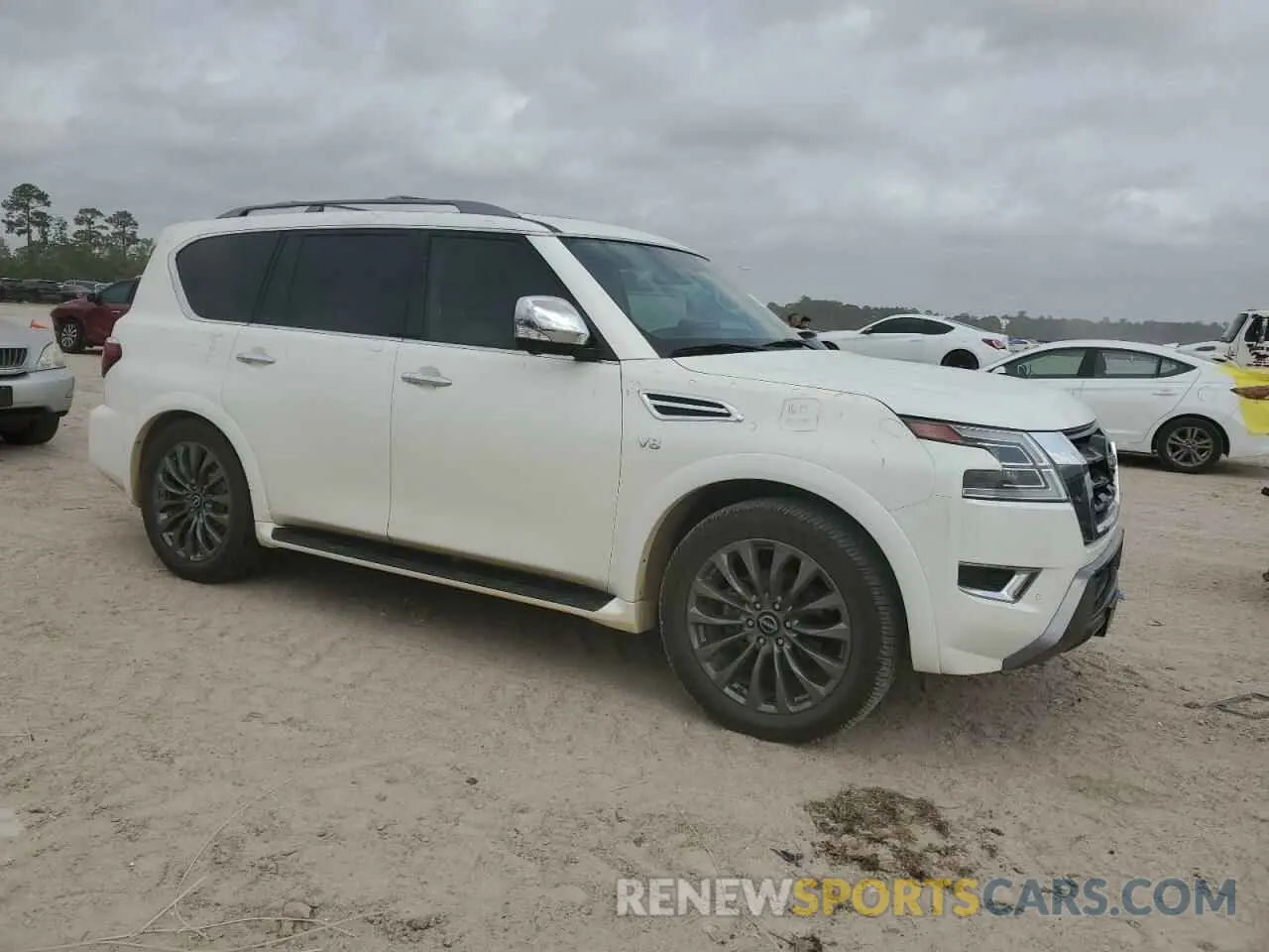 4 Photograph of a damaged car JN8AY2DBXM9791048 NISSAN ARMADA 2021