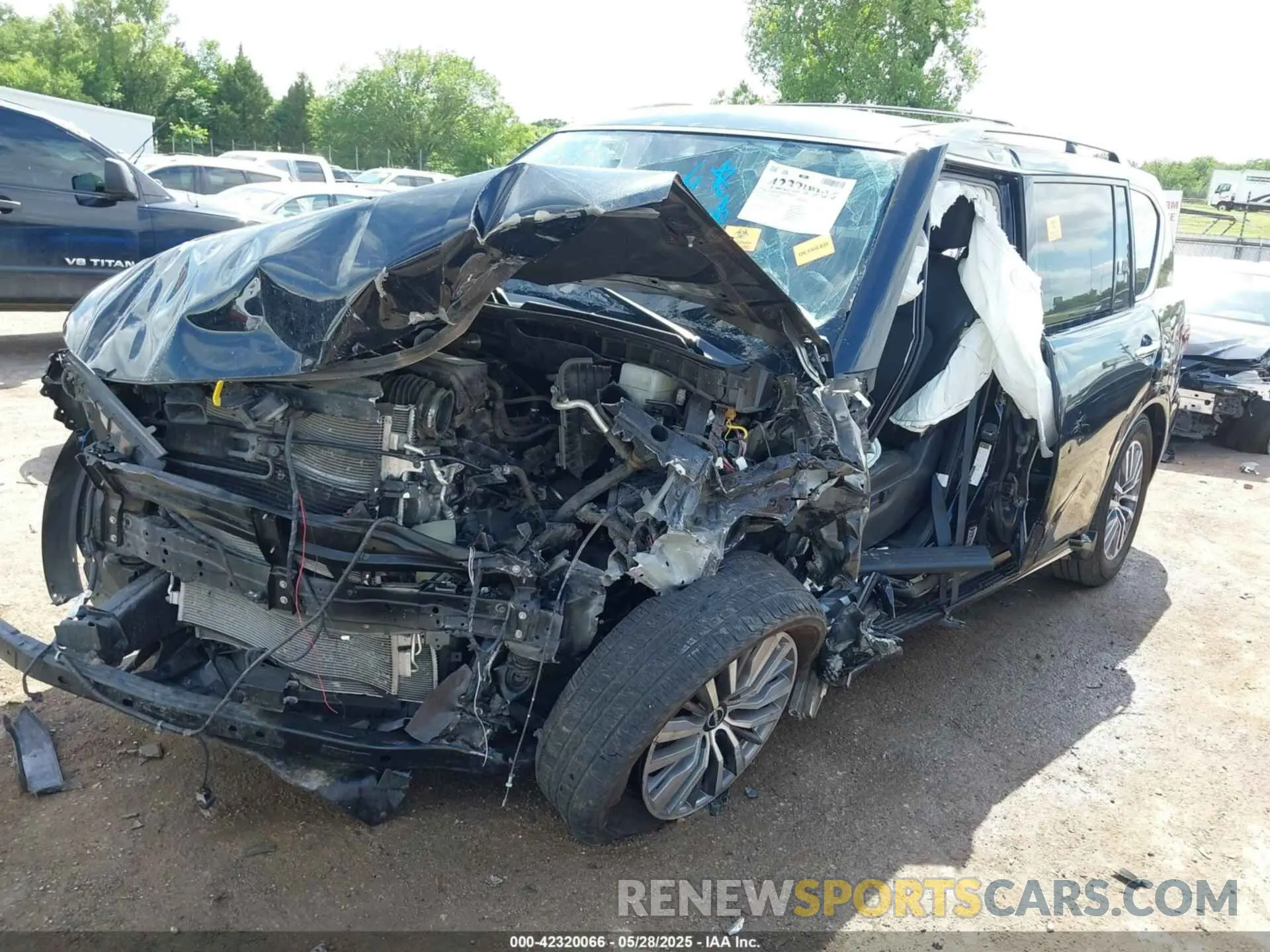 2 Photograph of a damaged car JN8AY2AC0N9160128 NISSAN ARMADA 2022