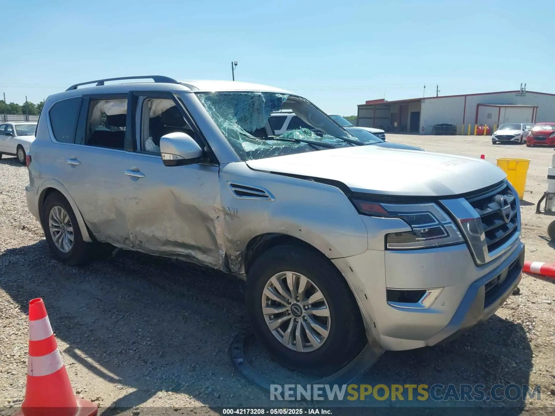 1 Photograph of a damaged car JN8AY2AC2N9162494 NISSAN ARMADA 2022