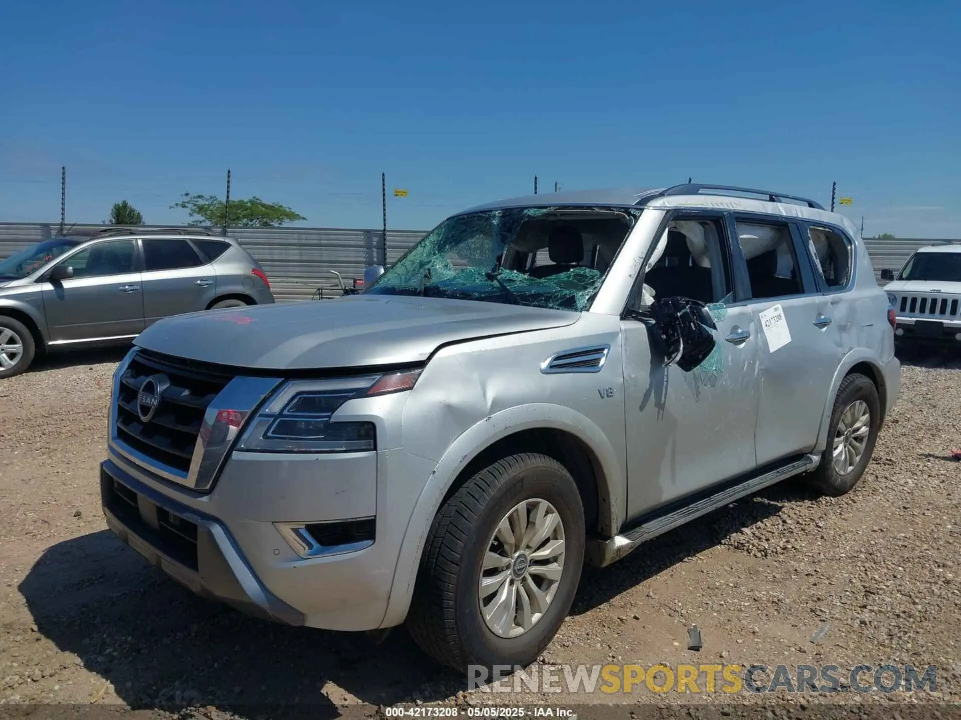 2 Photograph of a damaged car JN8AY2AC2N9162494 NISSAN ARMADA 2022