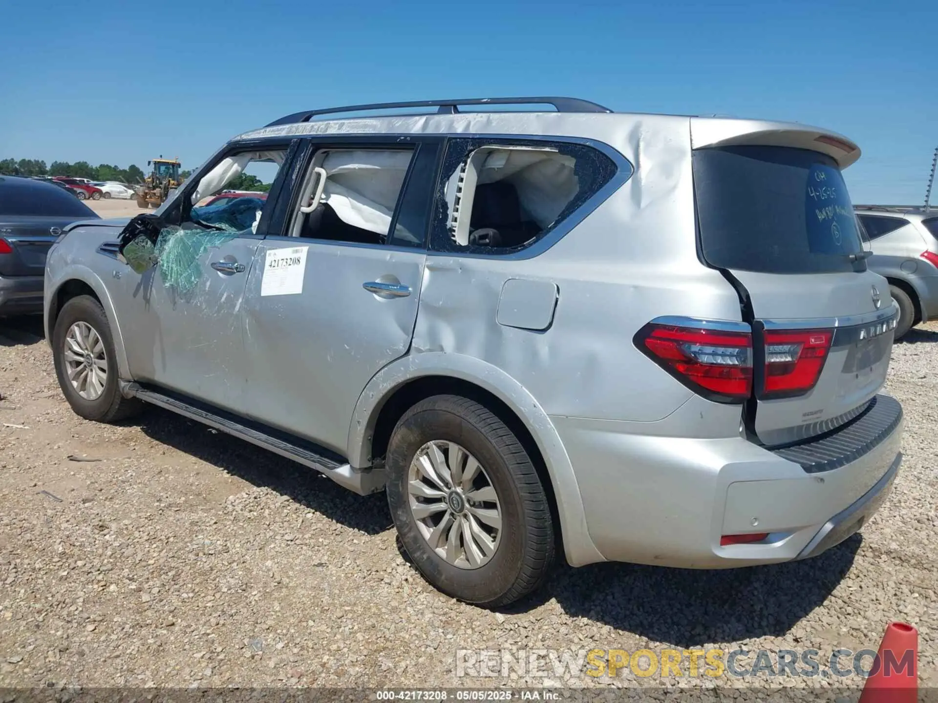 3 Photograph of a damaged car JN8AY2AC2N9162494 NISSAN ARMADA 2022