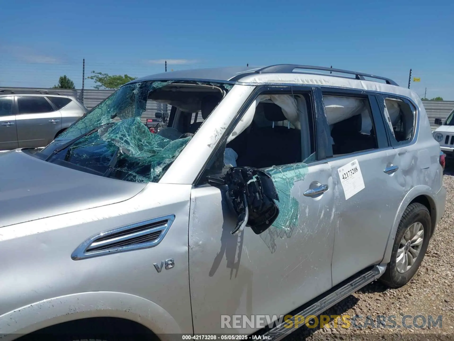 6 Photograph of a damaged car JN8AY2AC2N9162494 NISSAN ARMADA 2022