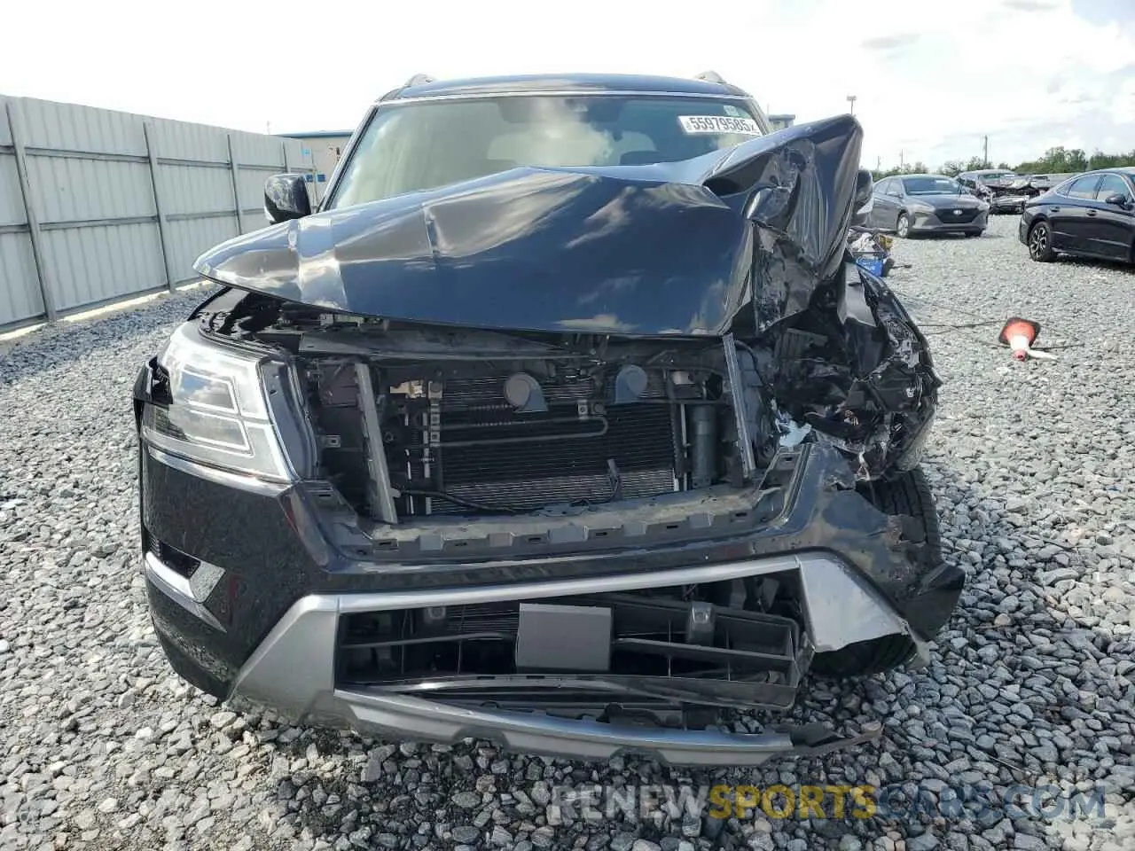 5 Photograph of a damaged car JN8AY2AC6N9161655 NISSAN ARMADA 2022