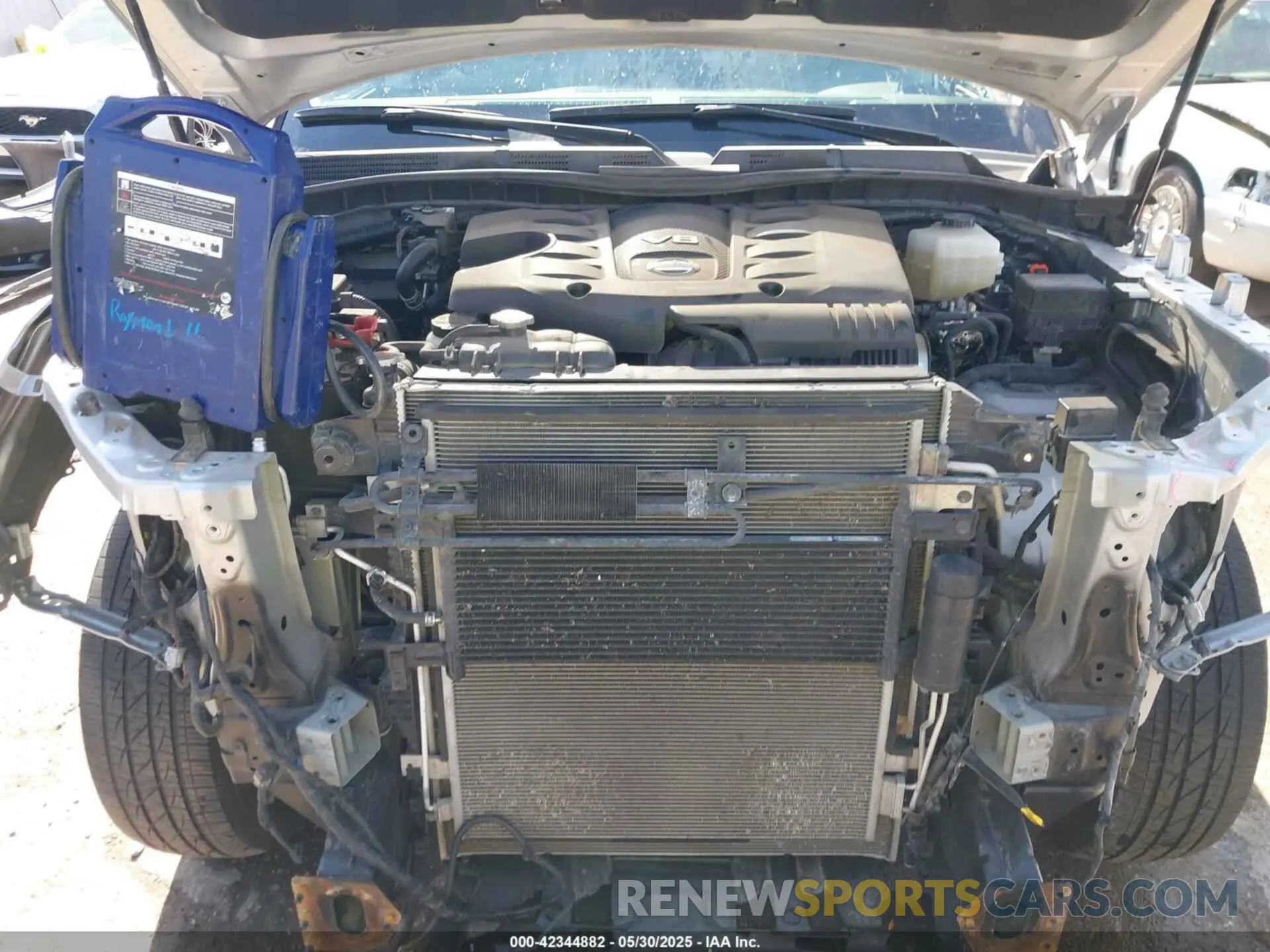 10 Photograph of a damaged car JN8AY2AD2N9677990 NISSAN ARMADA 2022