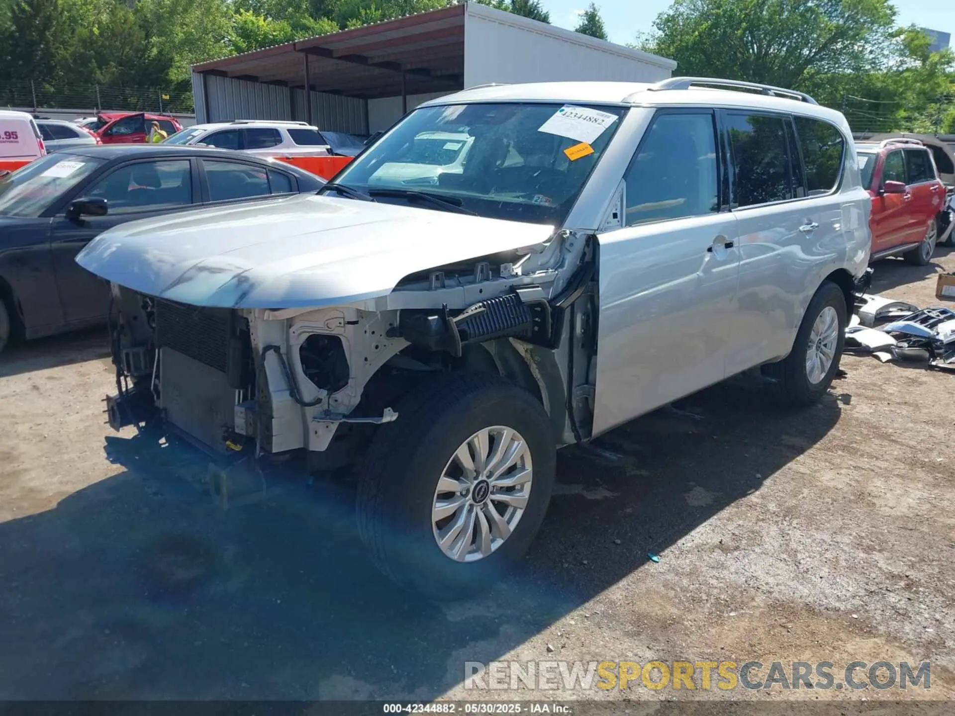 2 Photograph of a damaged car JN8AY2AD2N9677990 NISSAN ARMADA 2022