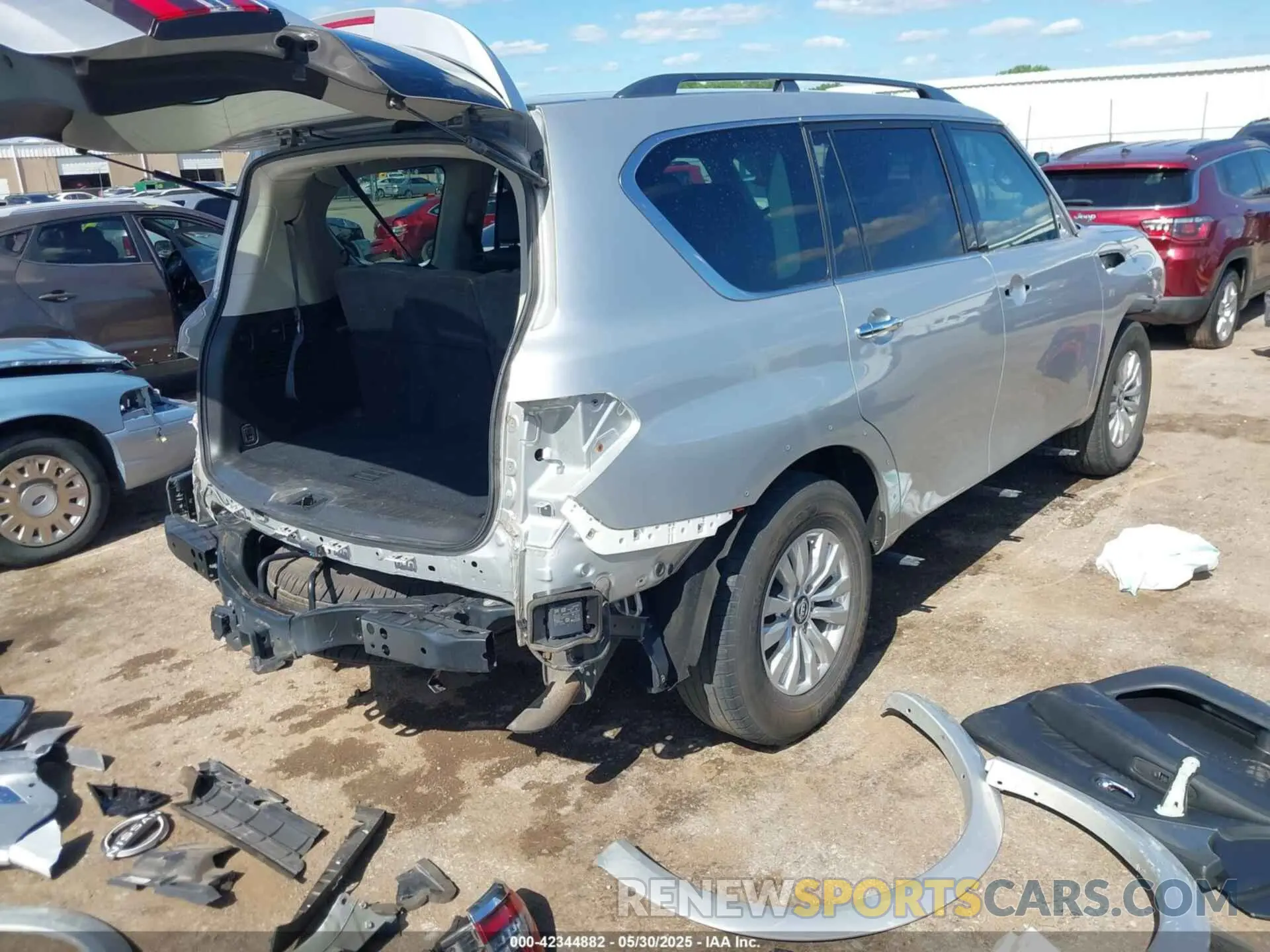 4 Photograph of a damaged car JN8AY2AD2N9677990 NISSAN ARMADA 2022