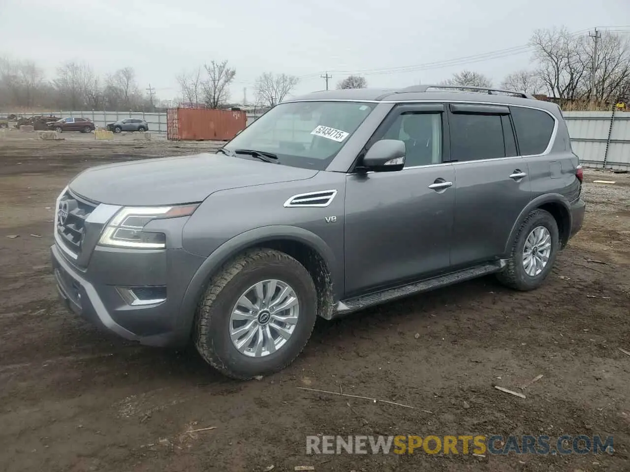 1 Photograph of a damaged car JN8AY2AD6N9676566 NISSAN ARMADA 2022