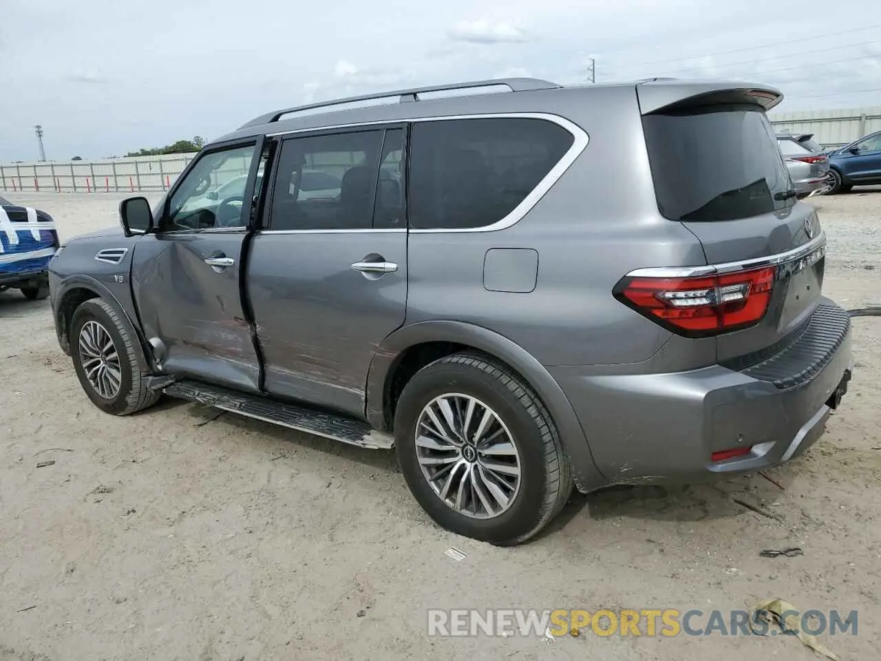 2 Photograph of a damaged car JN8AY2BA2N9392873 NISSAN ARMADA 2022