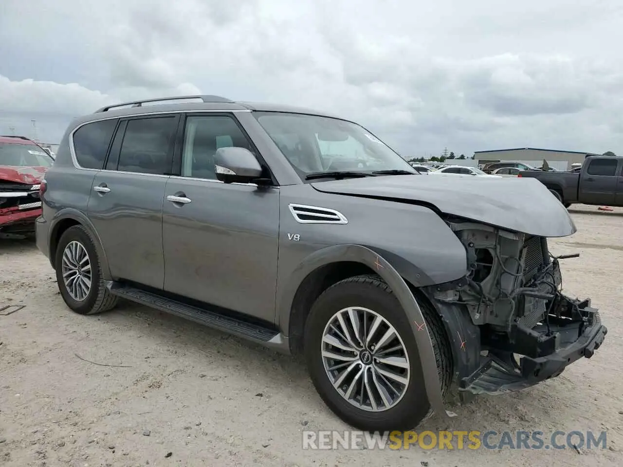 4 Photograph of a damaged car JN8AY2BAXN9393544 NISSAN ARMADA 2022