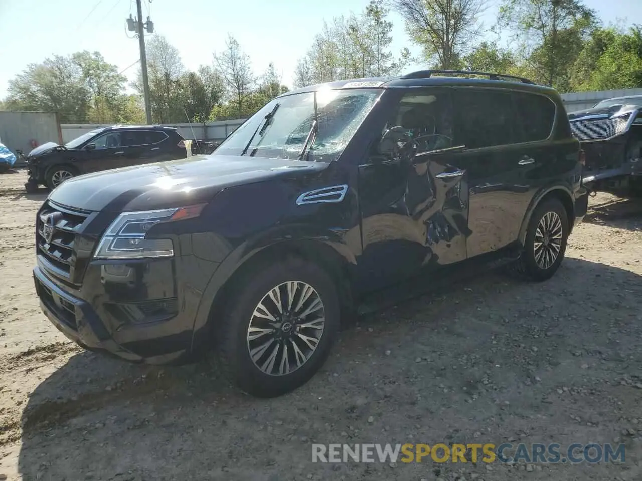 1 Photograph of a damaged car JN8AY2BB3N9812150 NISSAN ARMADA 2022