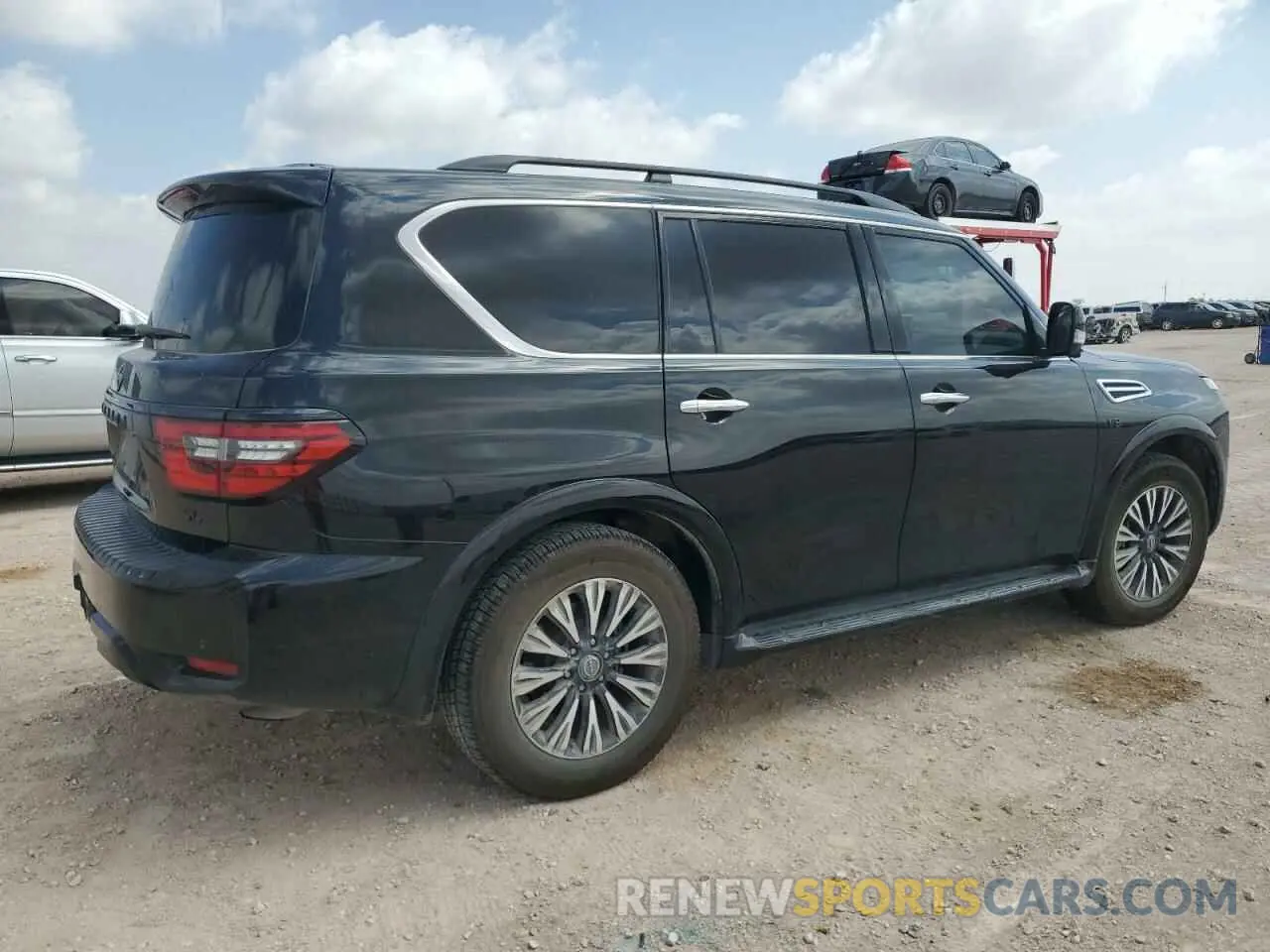 3 Photograph of a damaged car JN8AY2BB9N9810015 NISSAN ARMADA 2022