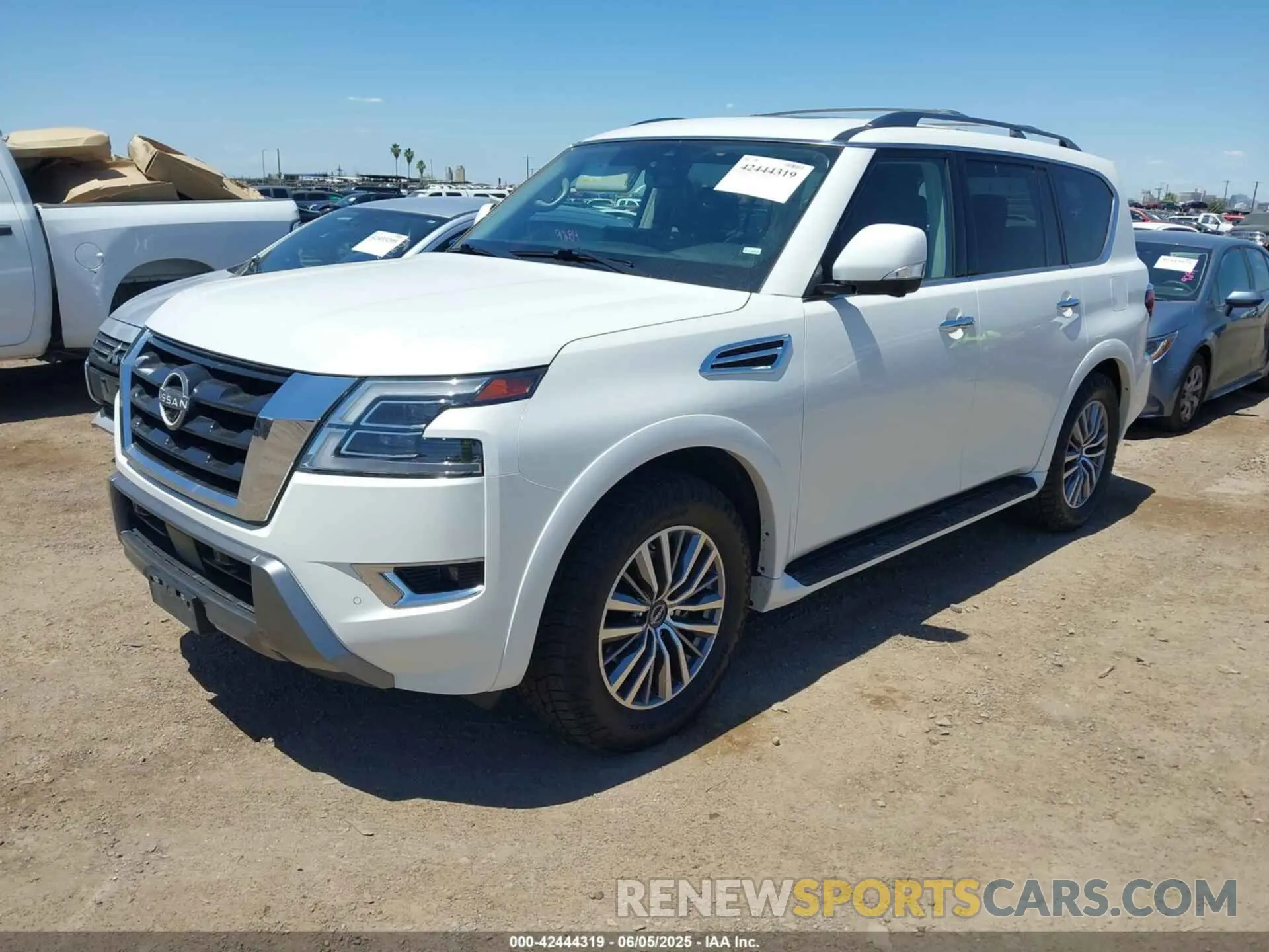 2 Photograph of a damaged car JN8AY2BD7N9677563 NISSAN ARMADA 2022
