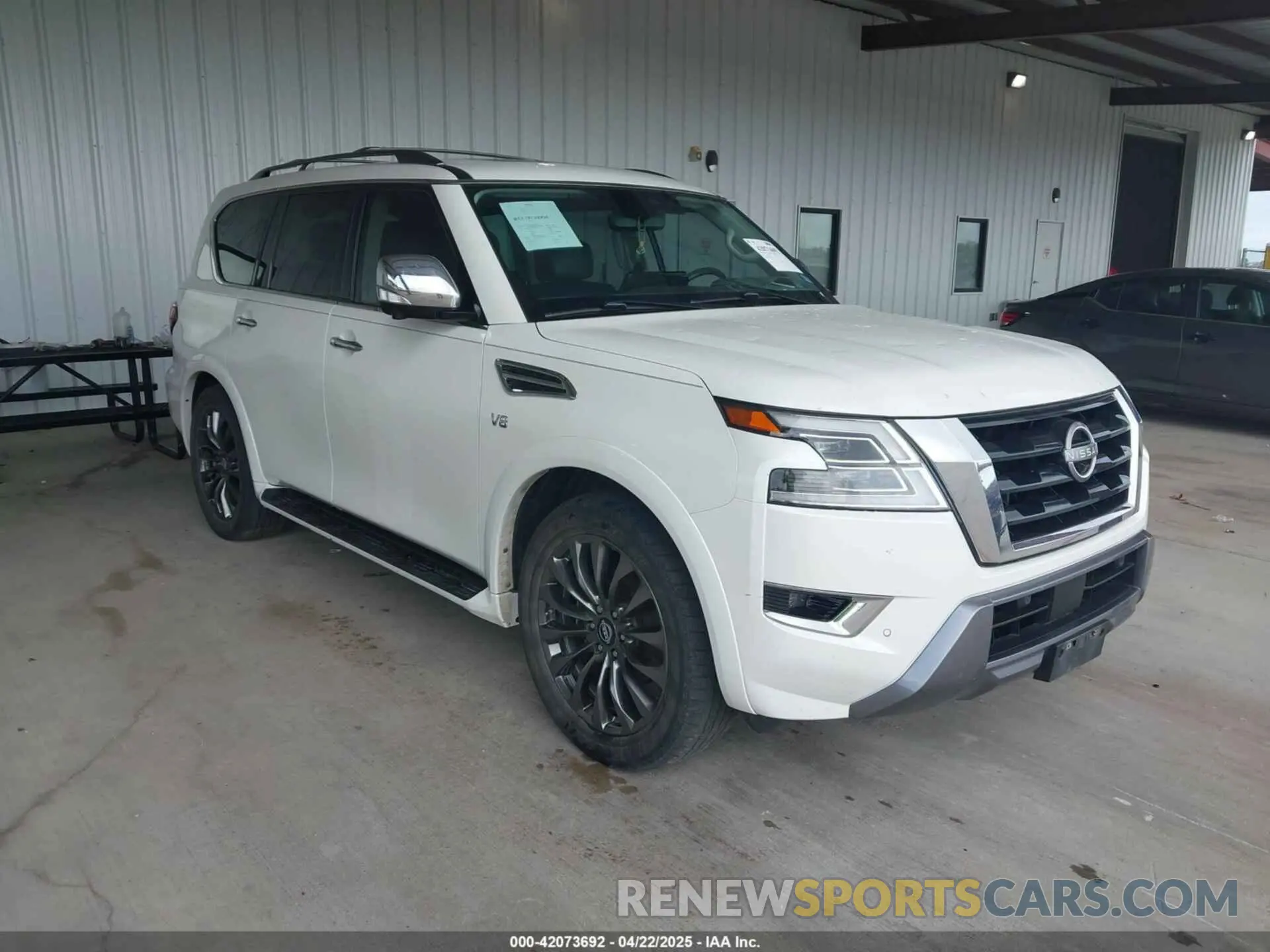 1 Photograph of a damaged car JN8AY2DA7N9391845 NISSAN ARMADA 2022