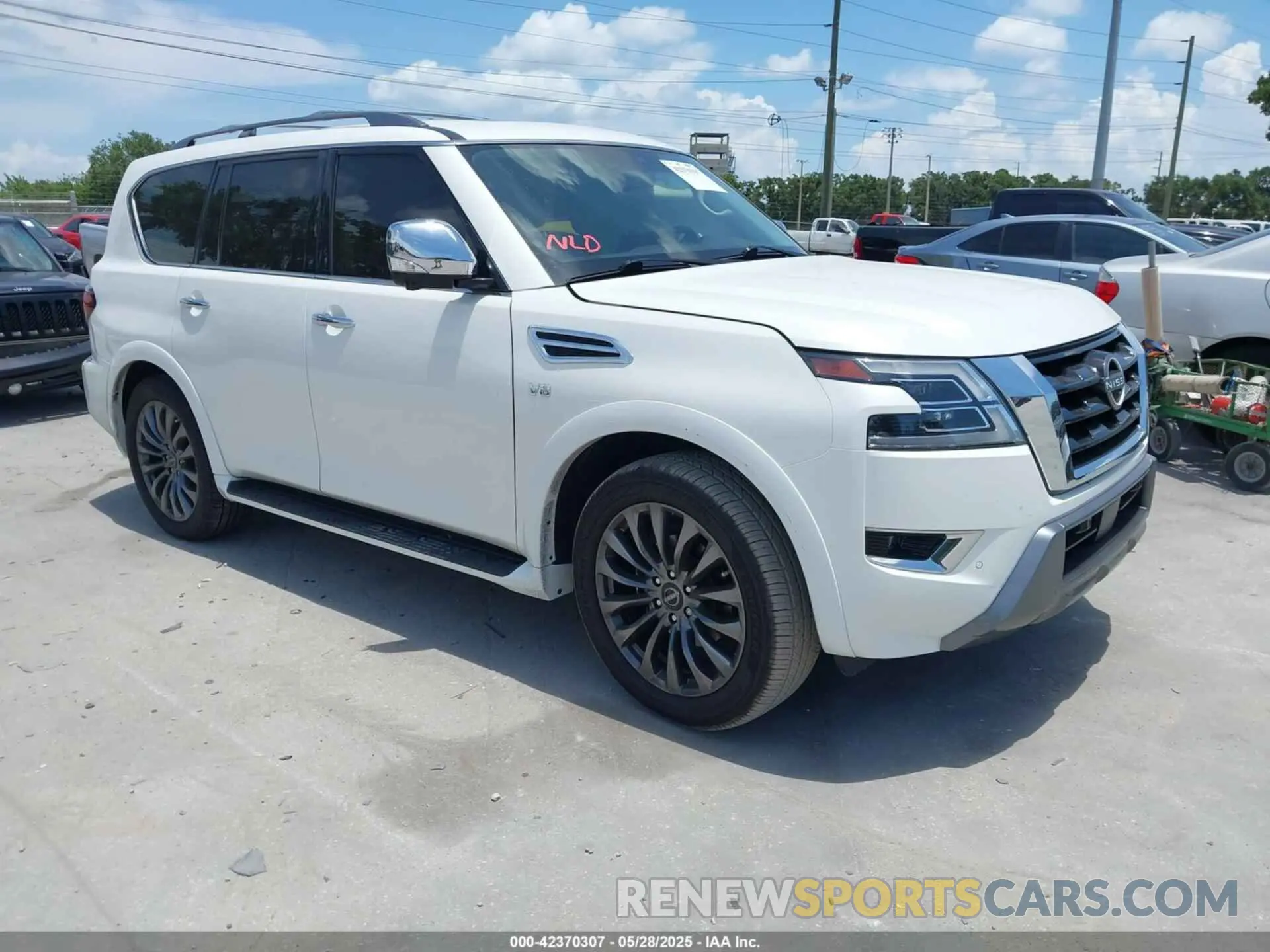 1 Photograph of a damaged car JN8AY2DAXN9390818 NISSAN ARMADA 2022